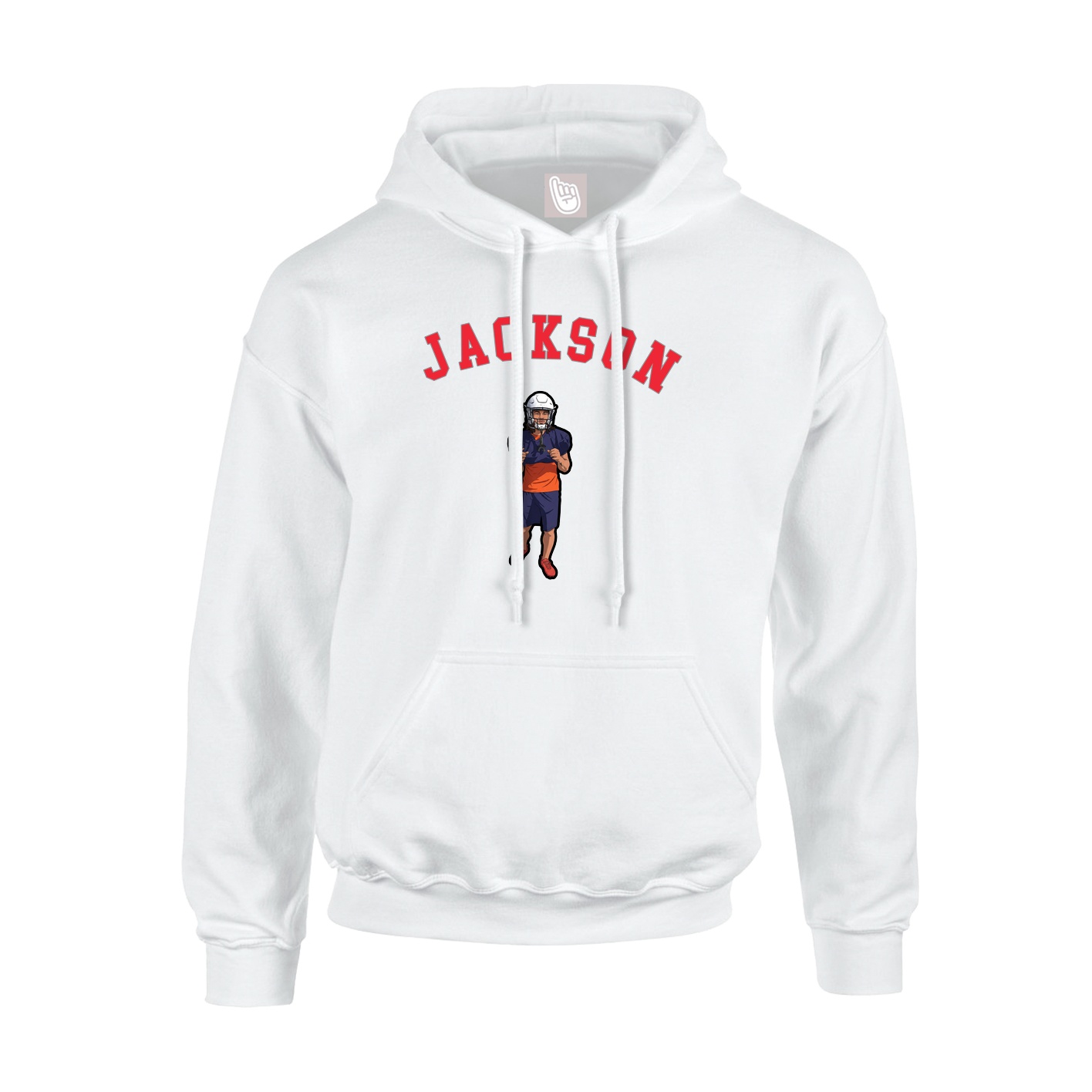 Youth Hoodie — Shirsey Arch in White