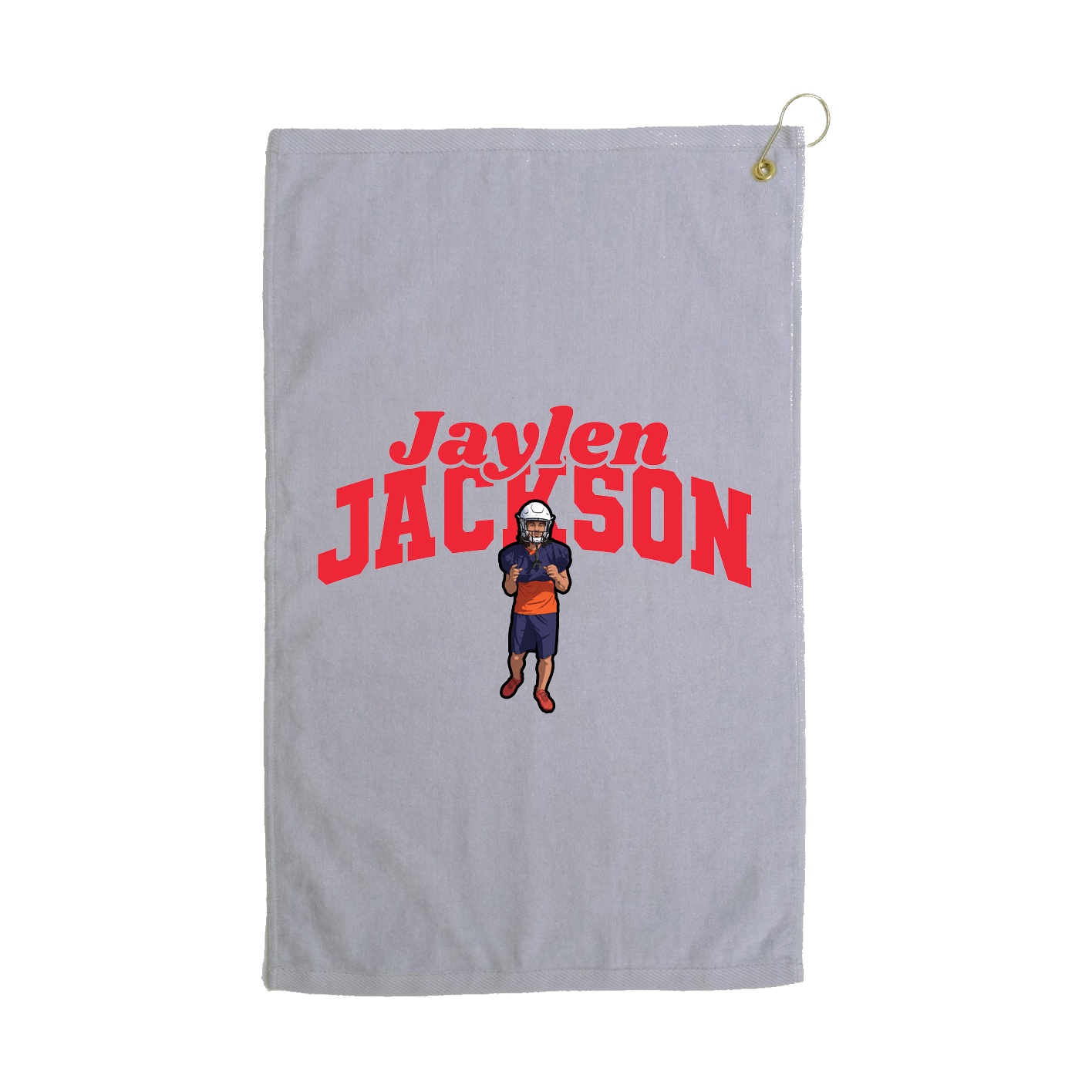 Golf Towel — Signature Arch in Grey