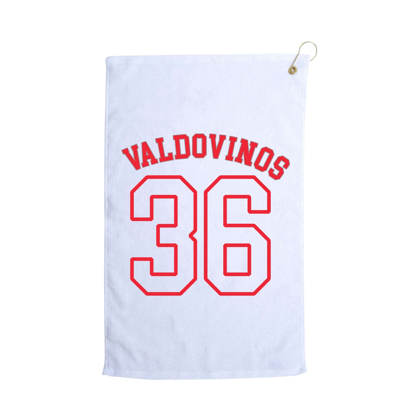 Golf Towel — Shirsey Arch in White