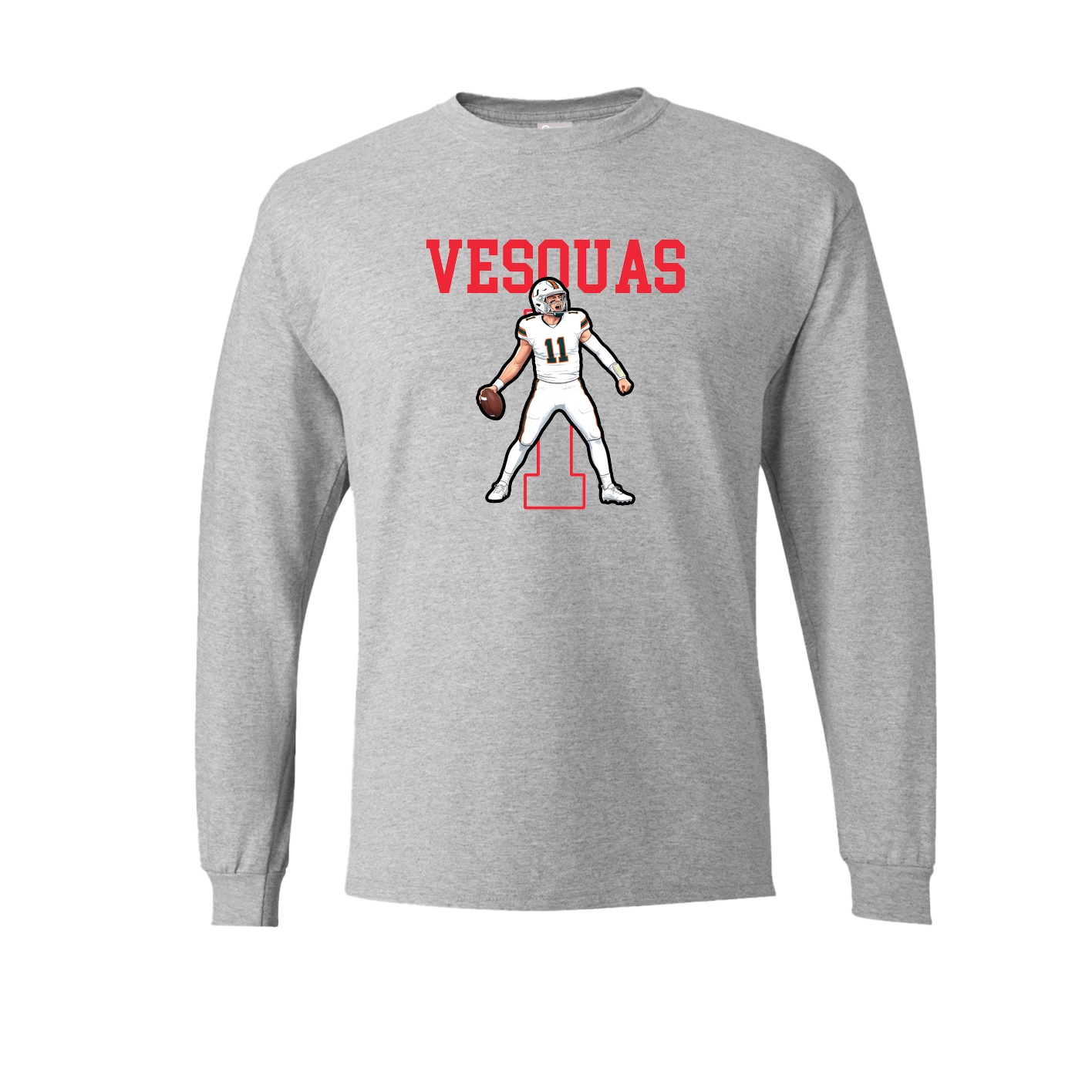 Long Sleeve Tee — Shirsey in Grey