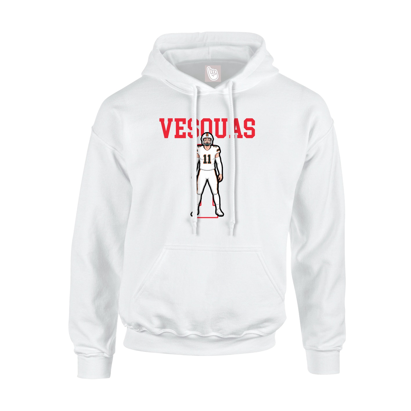 Youth Hoodie — Shirsey in White