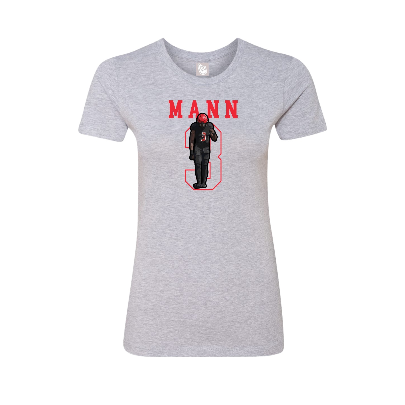 Fitted Women's Tee — Shirsey in Grey