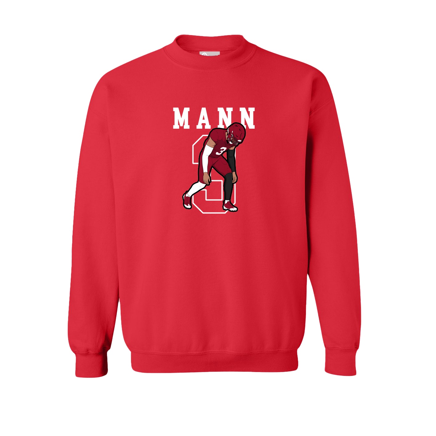 Fleece Crew — Shirsey in Red