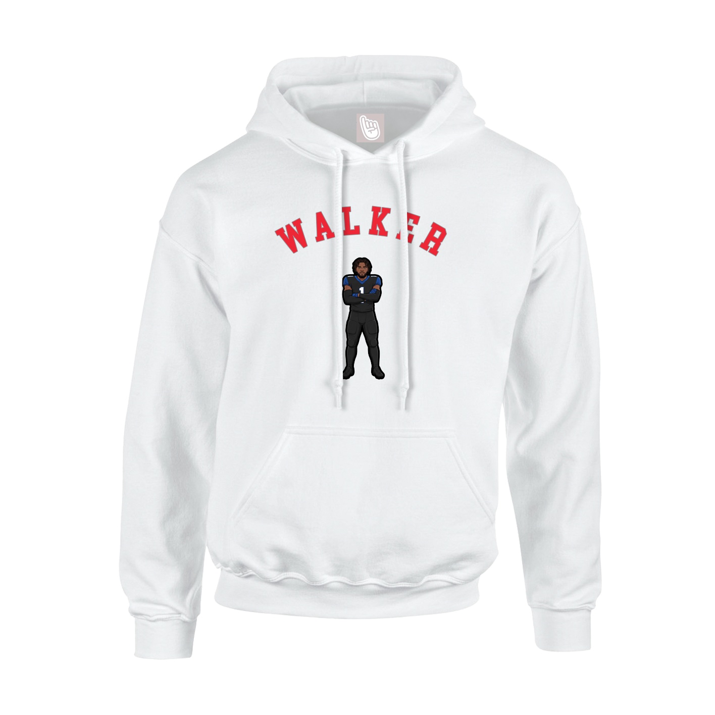 Hoodie — Shirsey Arch in White