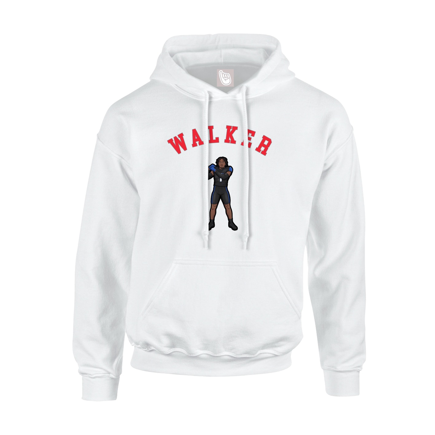 Hoodie — Shirsey Arch in White