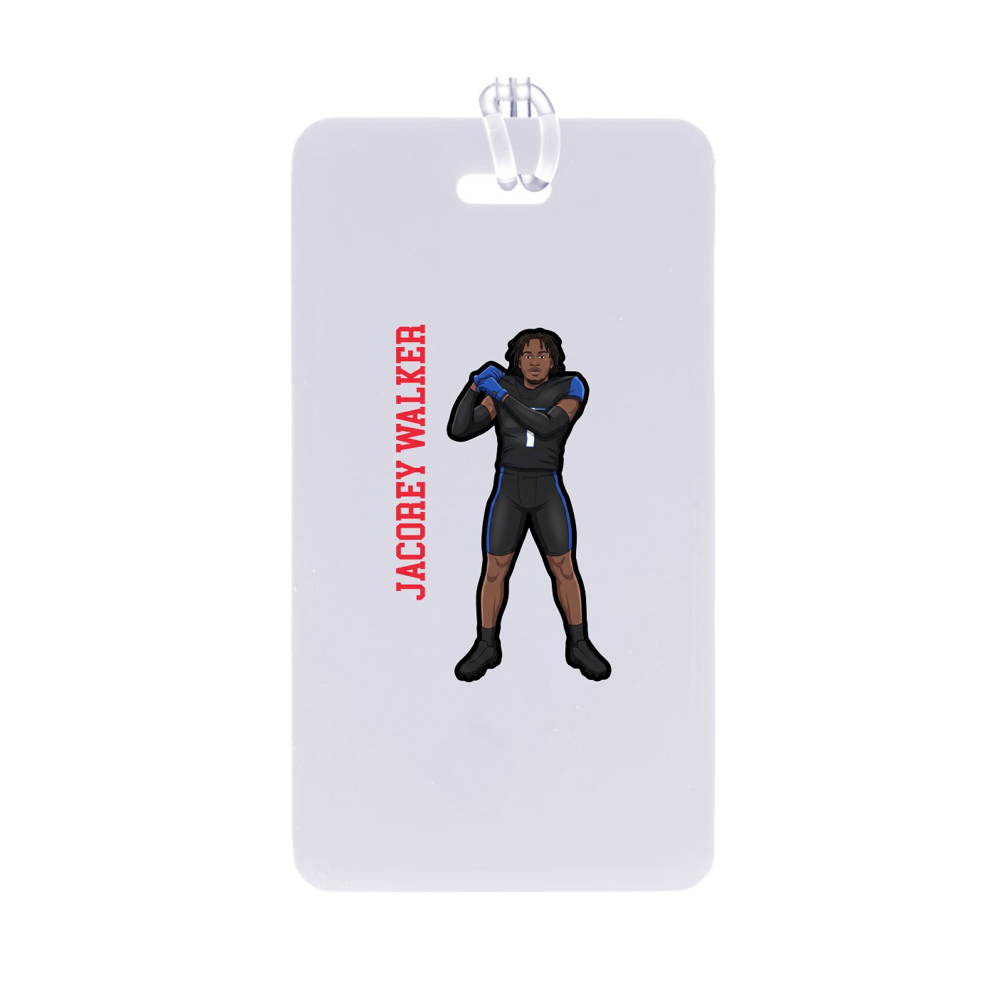 Bag Tag — Name Vertical in Classic