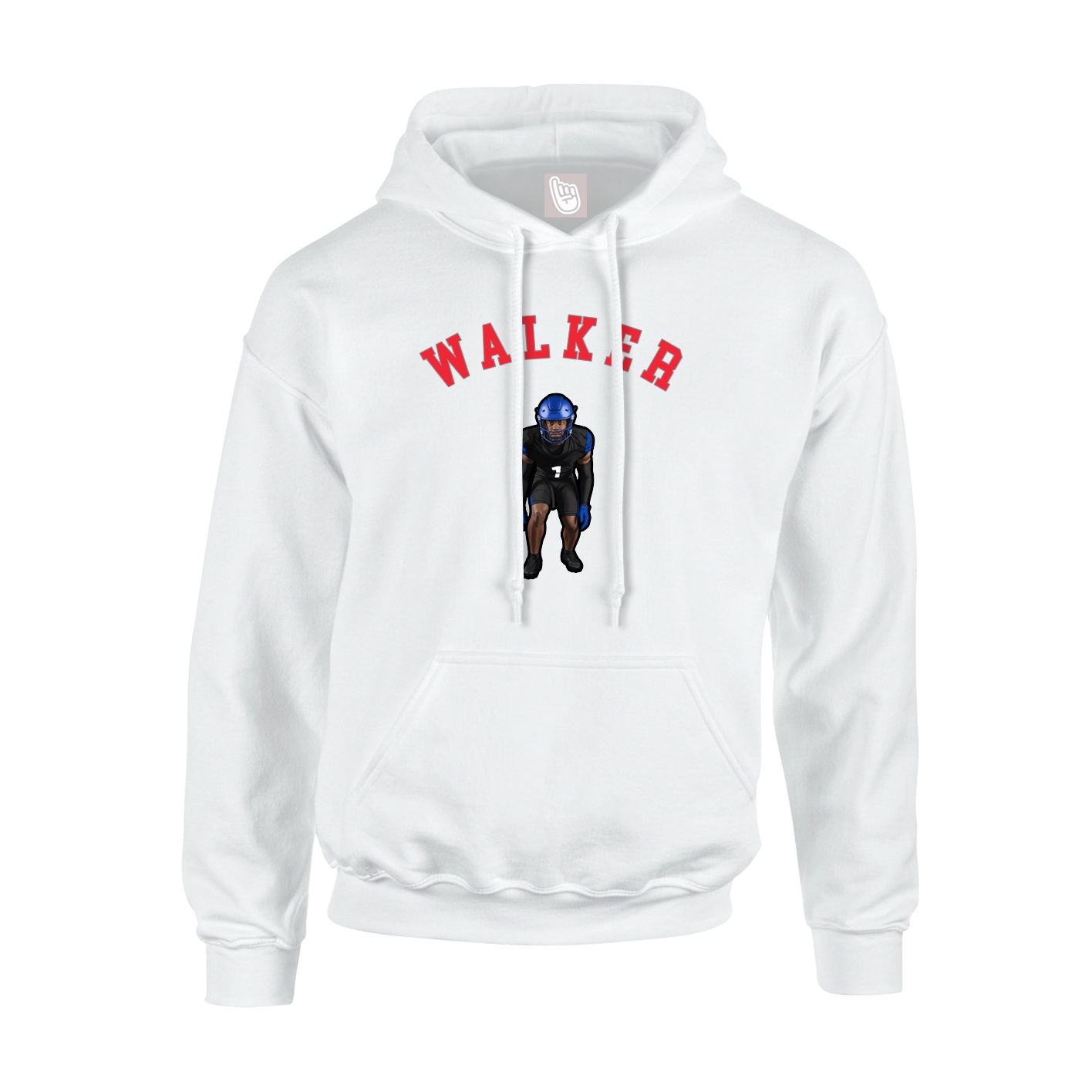 Youth Hoodie — Shirsey Arch in White