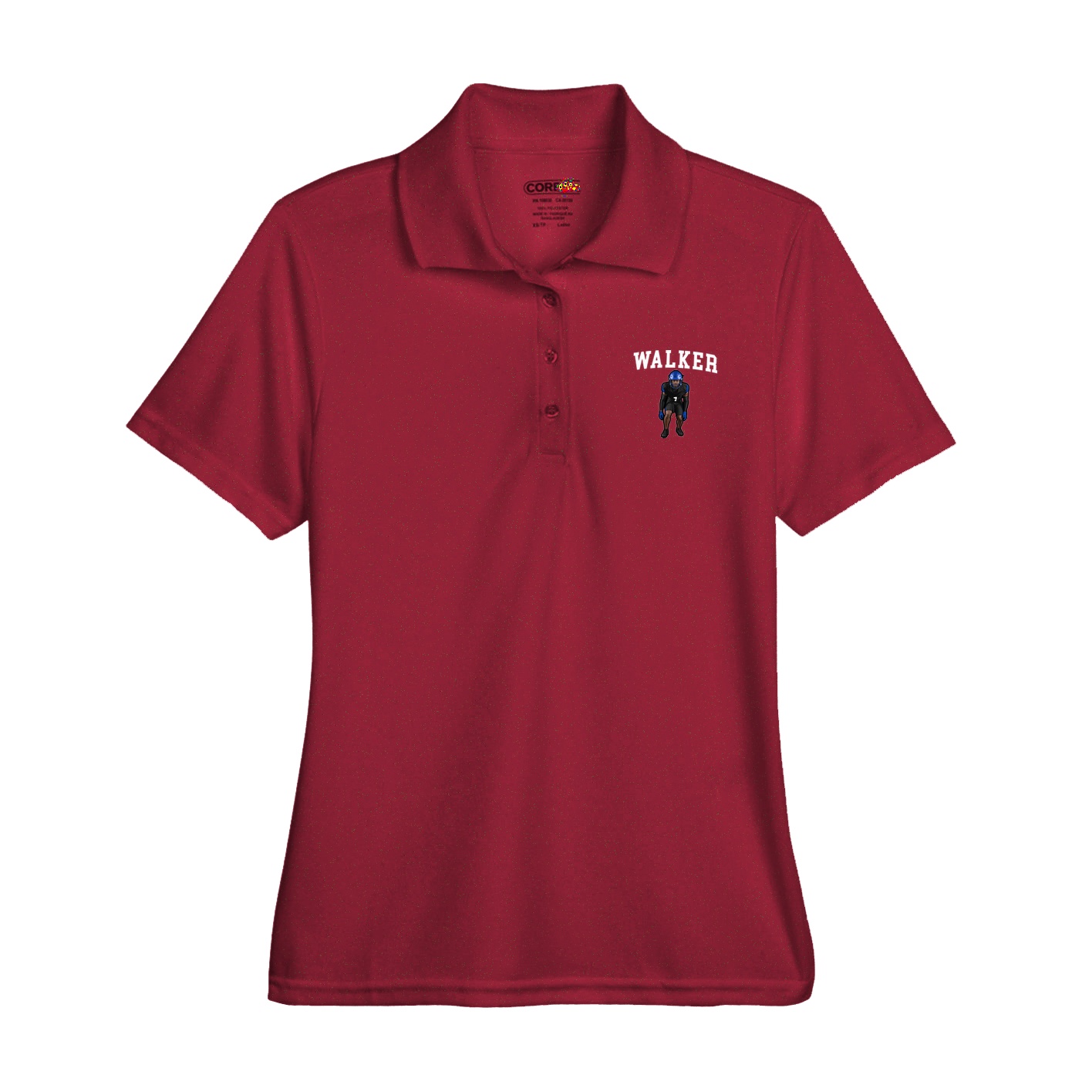 Womens Performance Polo — Shirsey in Red