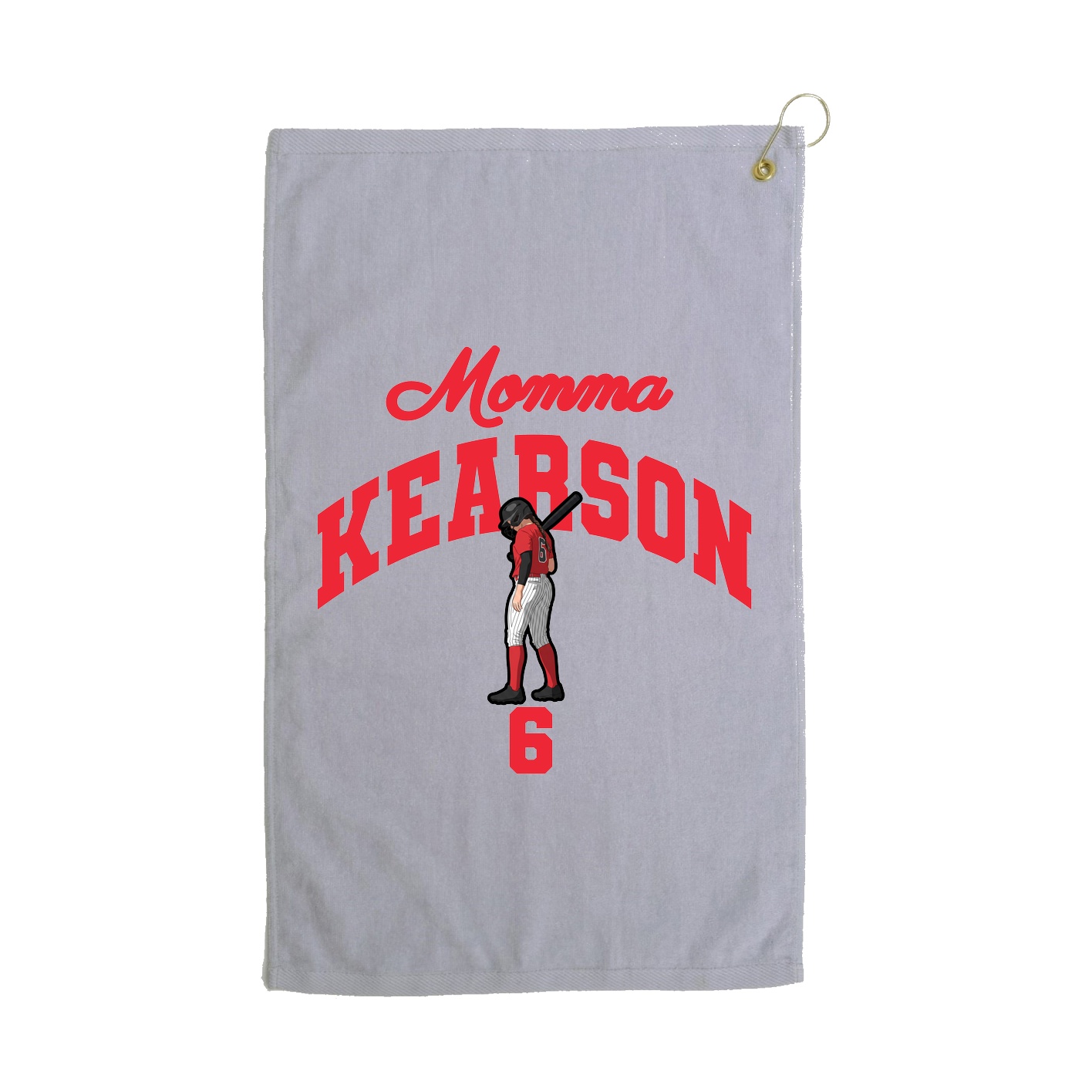Golf Towel — Mothers Day Arch in Grey