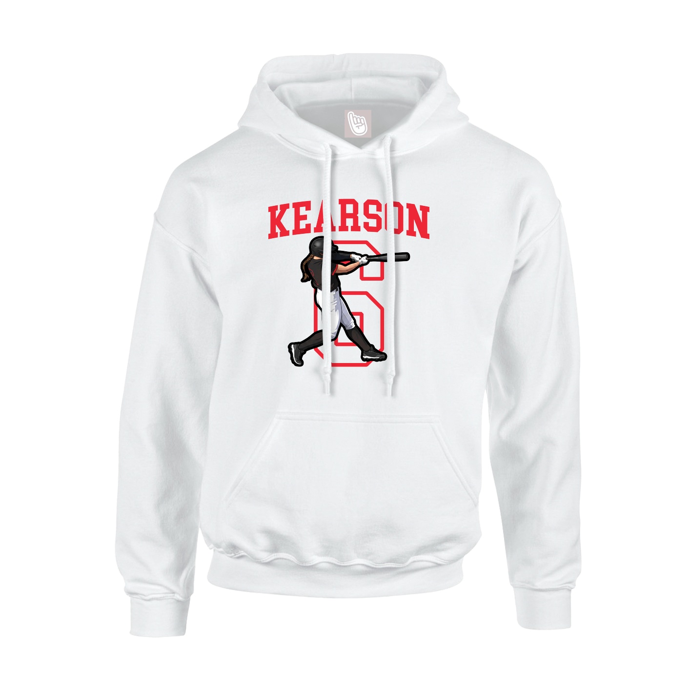Hoodie — Shirsey in White