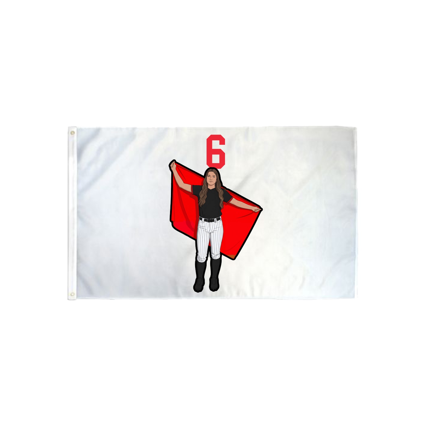 3x5 Flag — Number Top in Classic