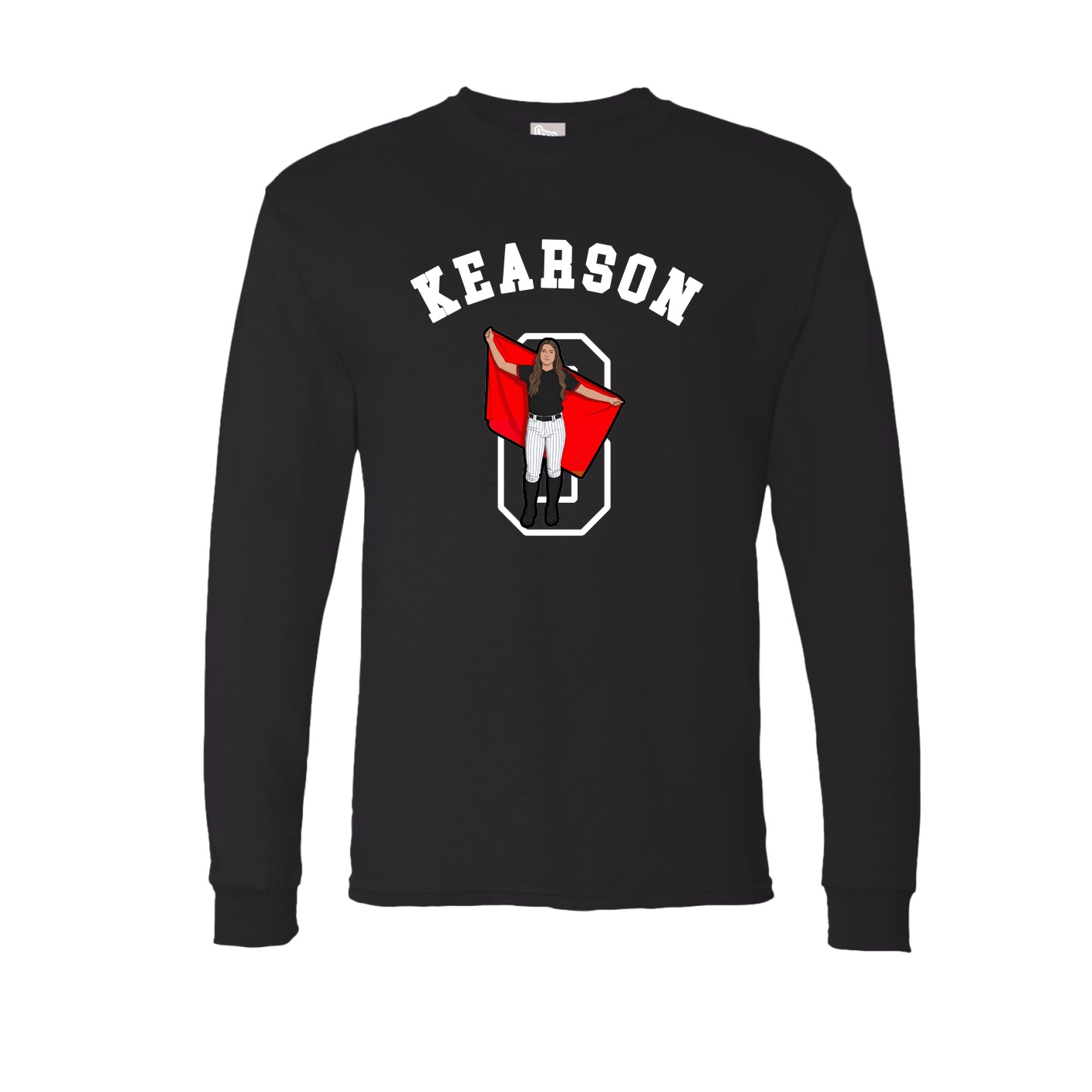 Long Sleeve Tee — Shirsey Arch in Black