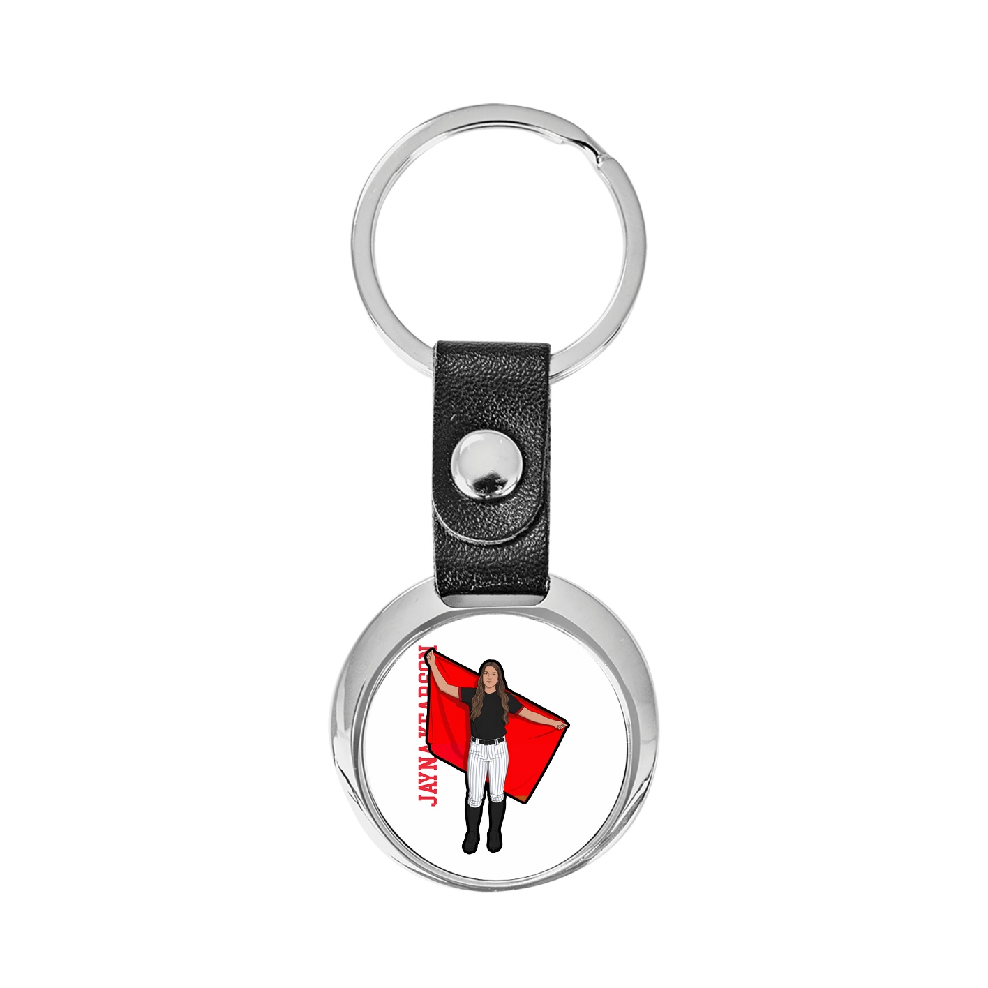 Key Chain — Name Vertical in Classic