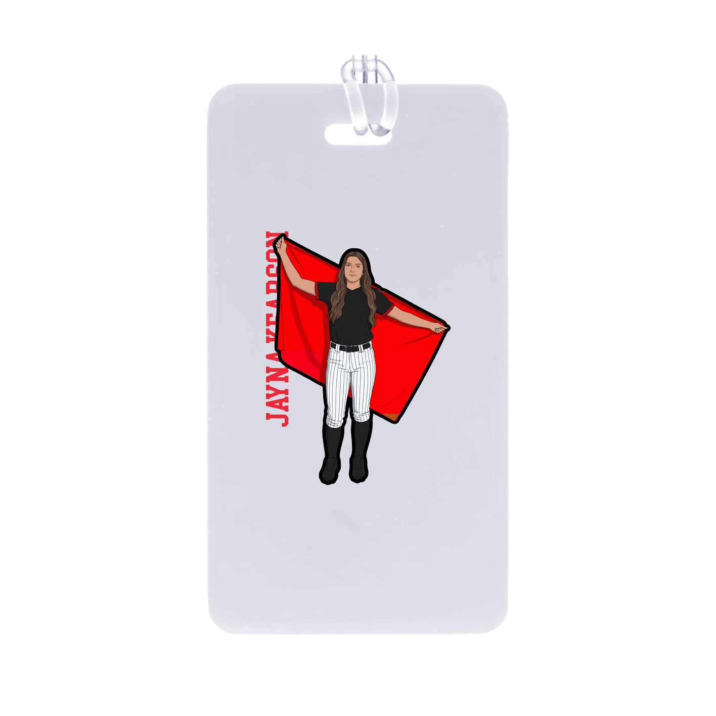 Bag Tag — Name Vertical in Classic