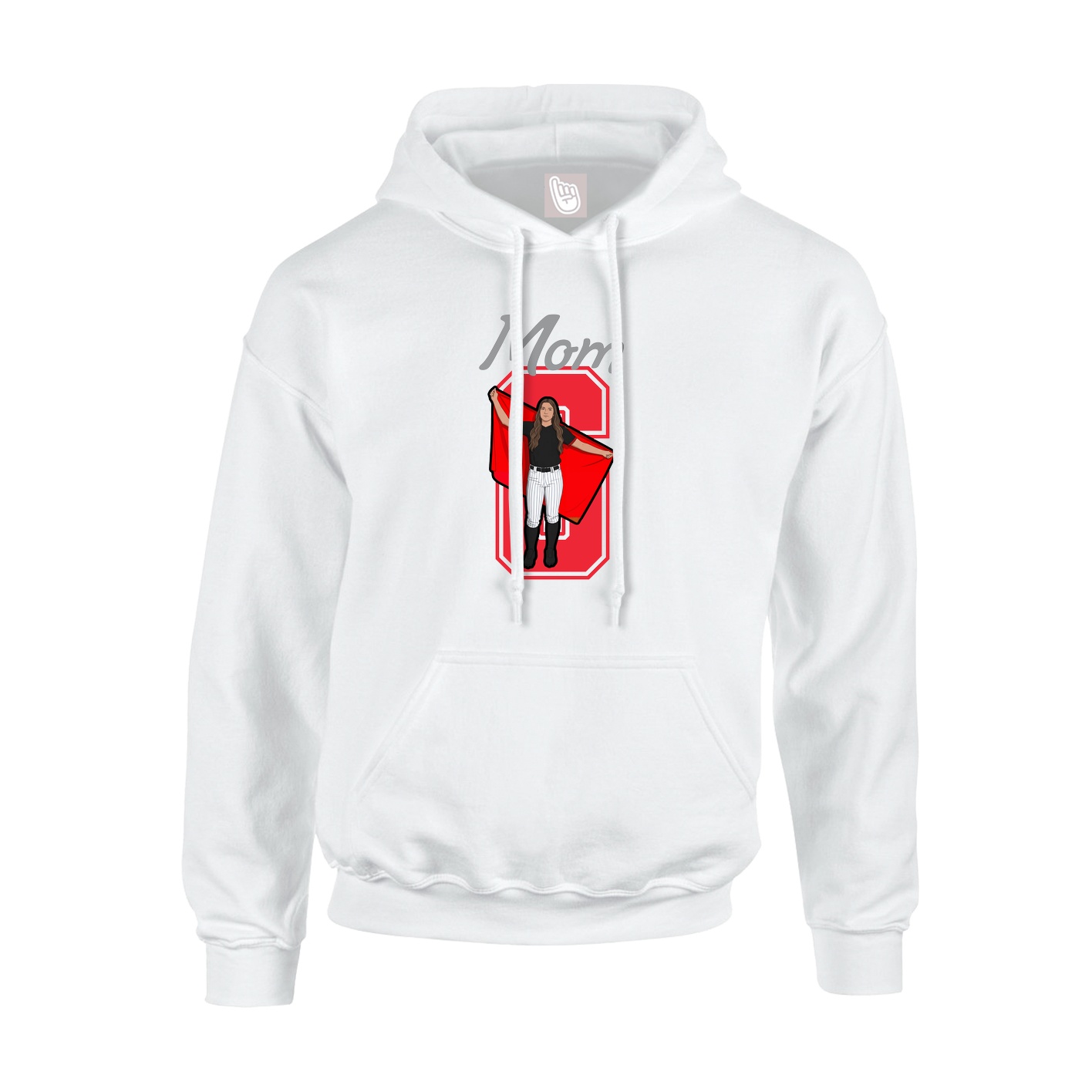 Youth Hoodie — Mothers Day Shirsey in White