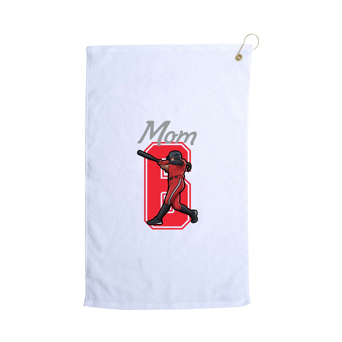 Golf Towel — Mothers Day Shirsey in White