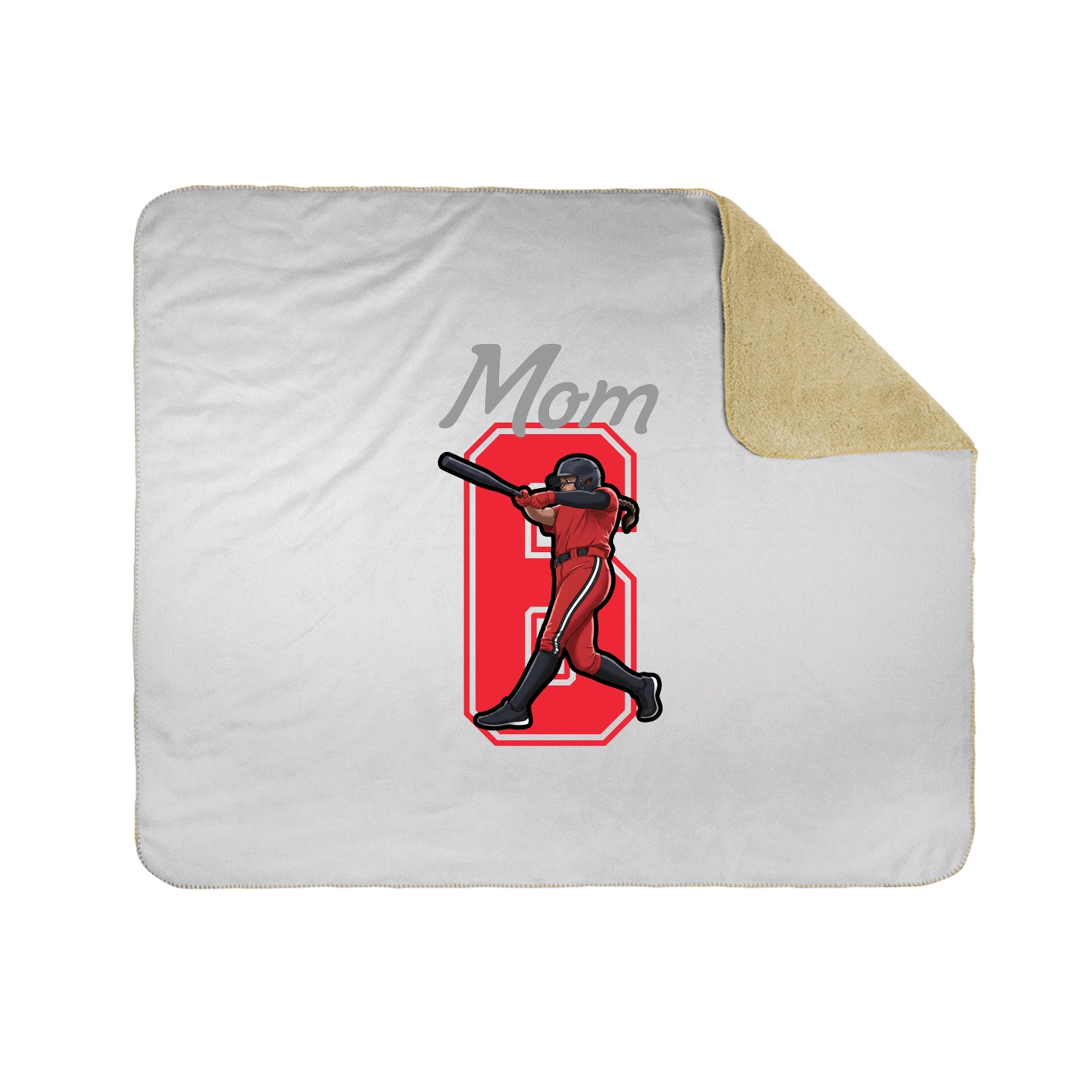 Throw Blanket — Mothers Day Shirsey in White