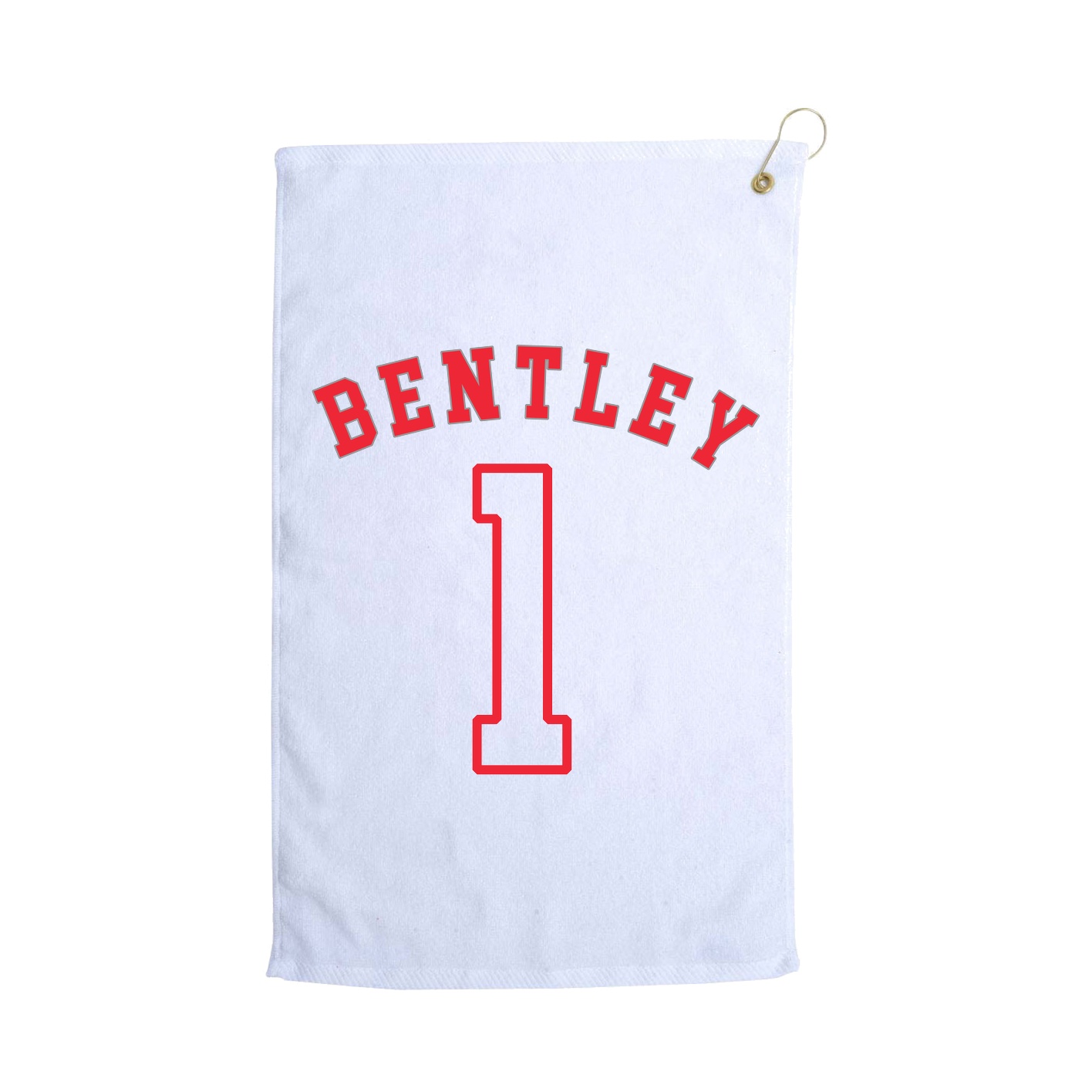Golf Towel — Shirsey Arch in White
