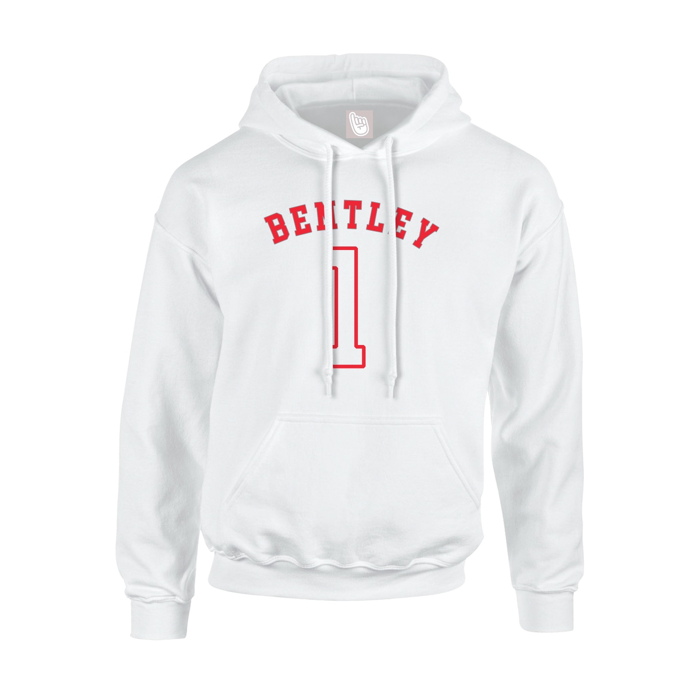 Youth Hoodie — Shirsey Arch in White
