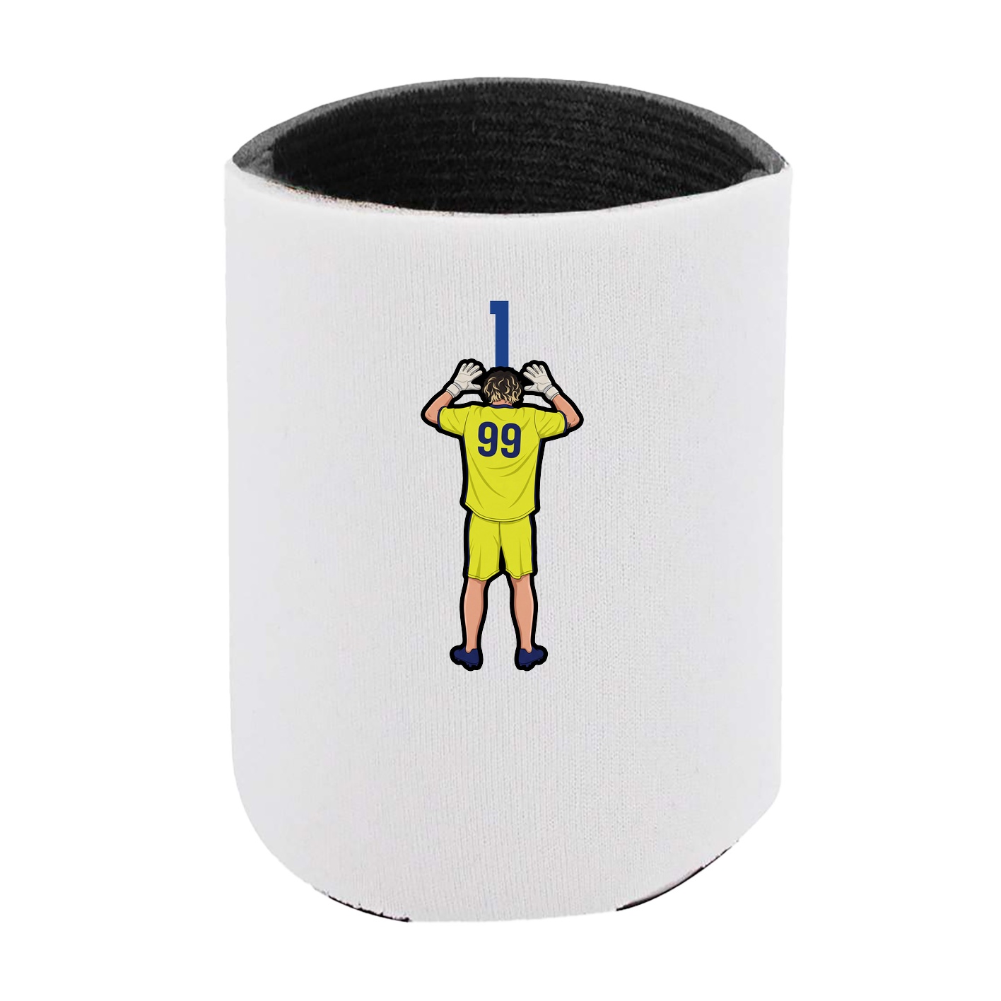 Can Holder — Number Top in White