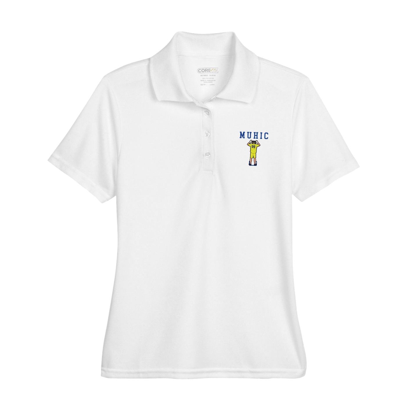 Womens Performance Polo — Shirsey in White