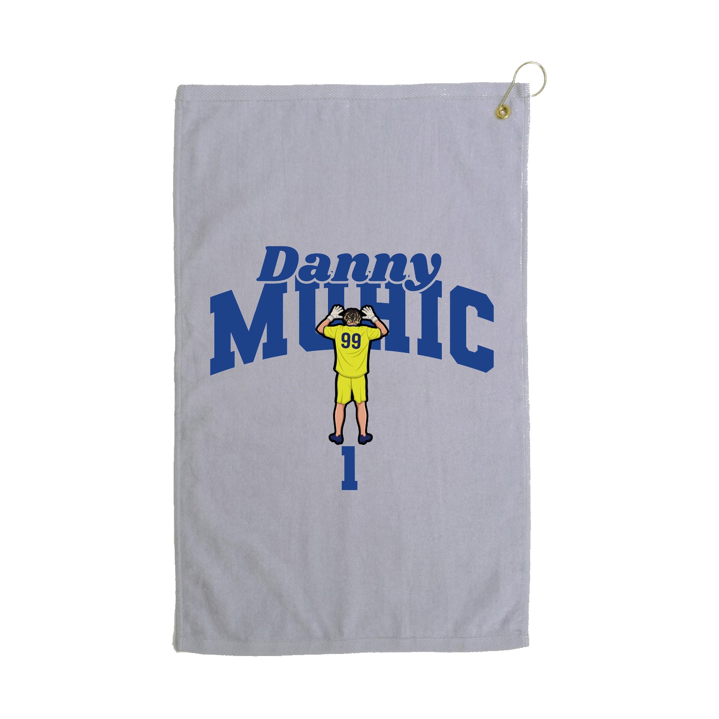 Golf Towel — Signature Arch in Grey