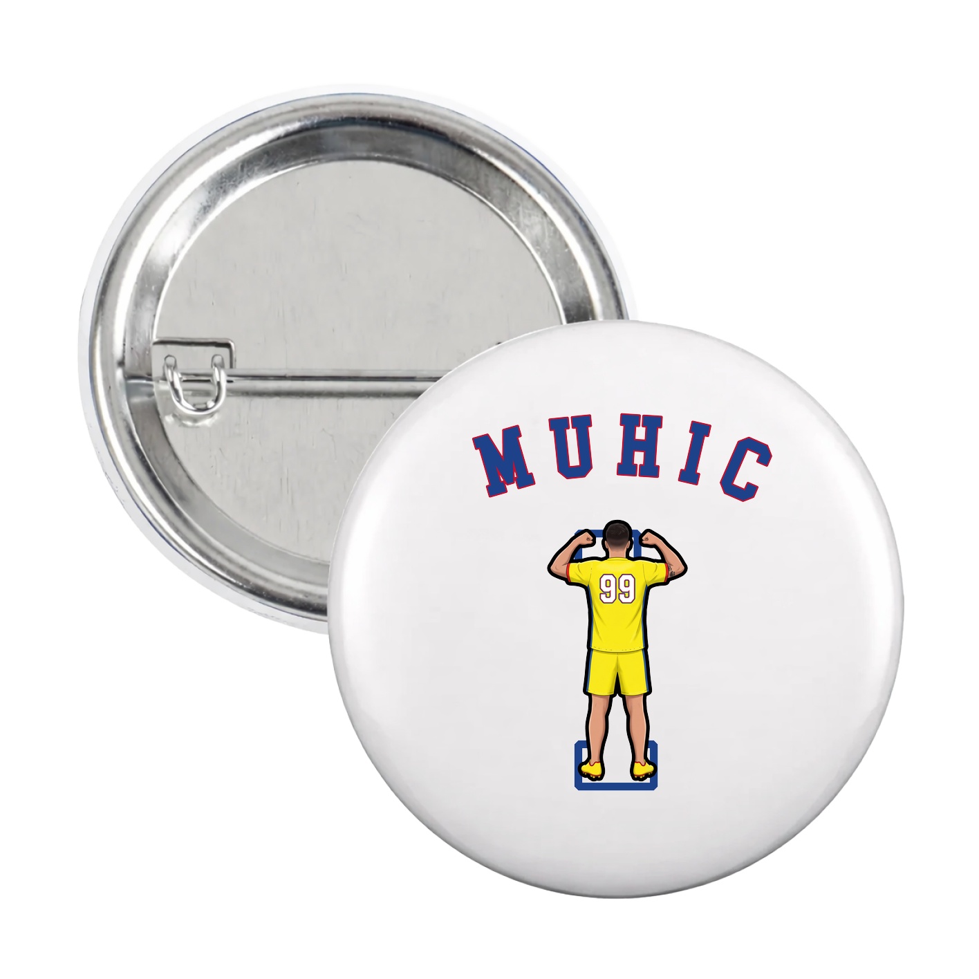 Game Day Button — Shirsey Arch in White