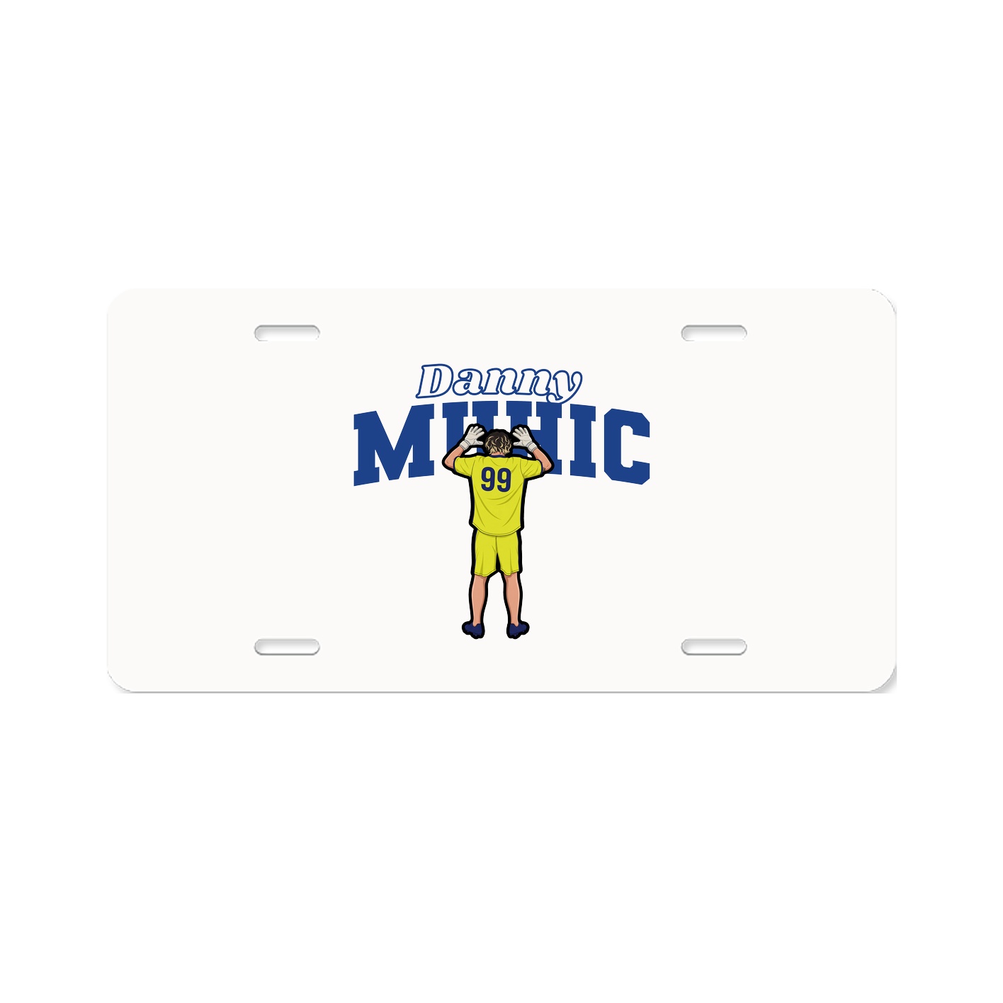 License Plate — Name Arch in Classic