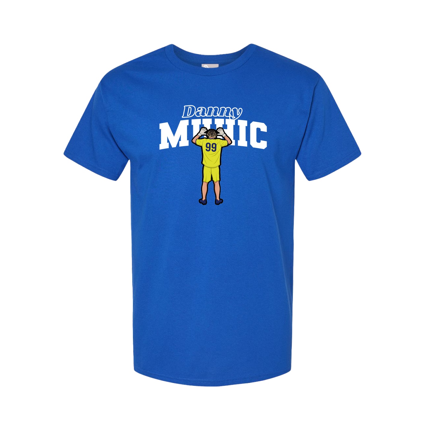 Youth Tee — Name Arch in Royal