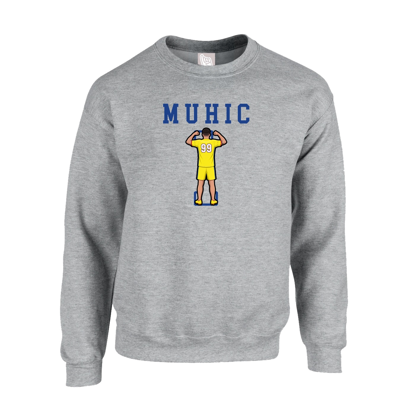Fleece Crew — Shirsey in Grey