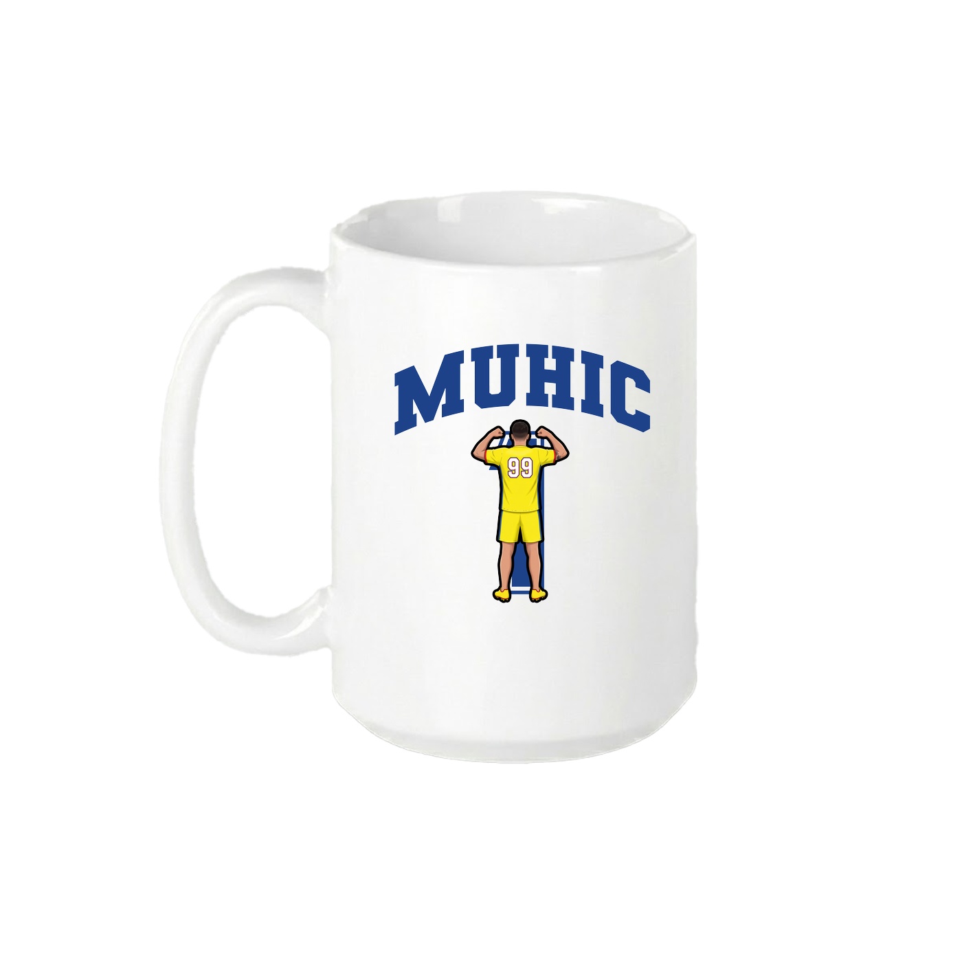 15oz Coffee Mug — Number in White