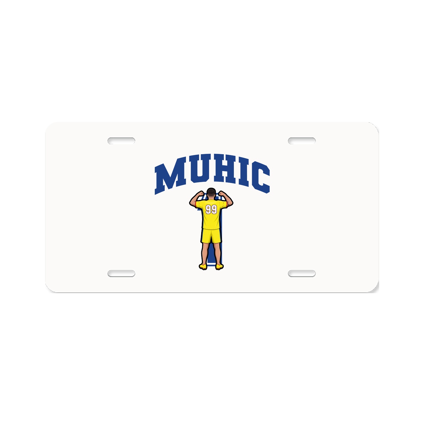 License Plate — Number in Classic