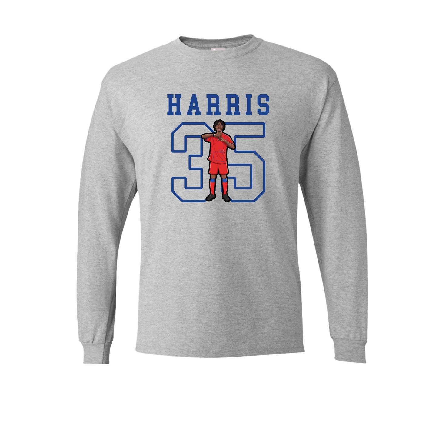 Long Sleeve Tee — Shirsey in Grey