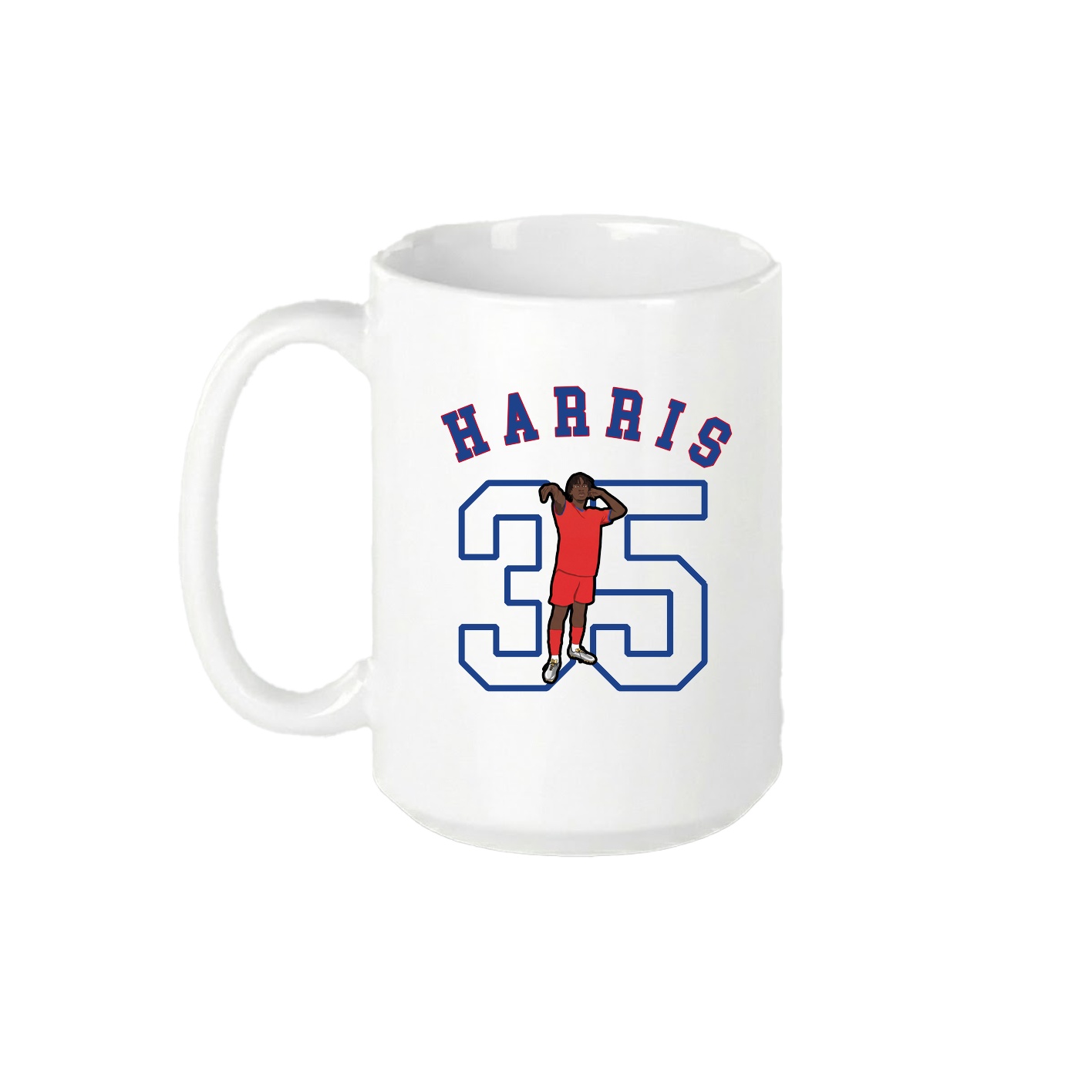 15oz Coffee Mug — Shirsey Arch in White