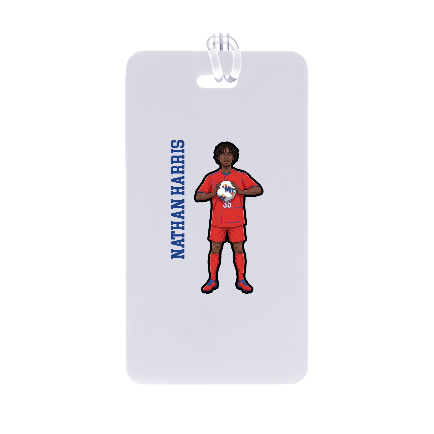 Bag Tag — Name Vertical in Classic