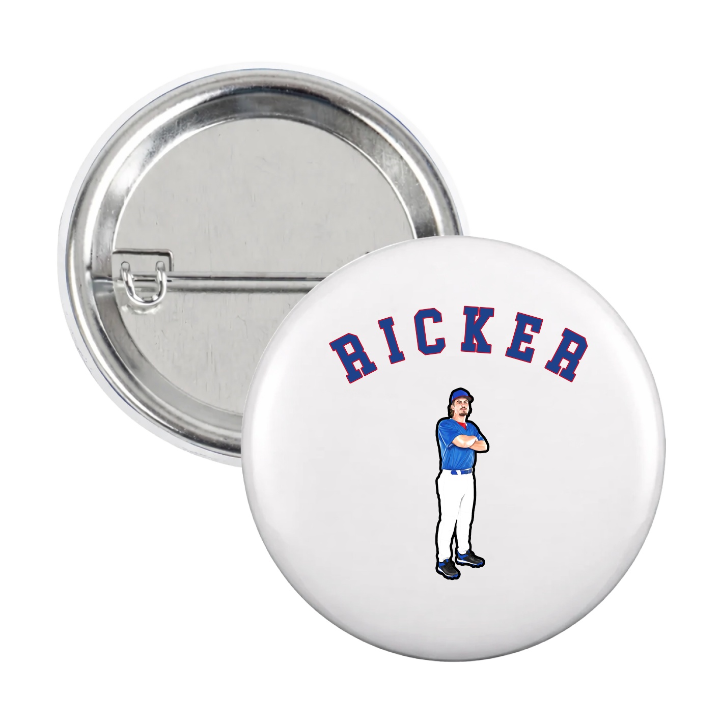 Game Day Button — Shirsey Arch in White