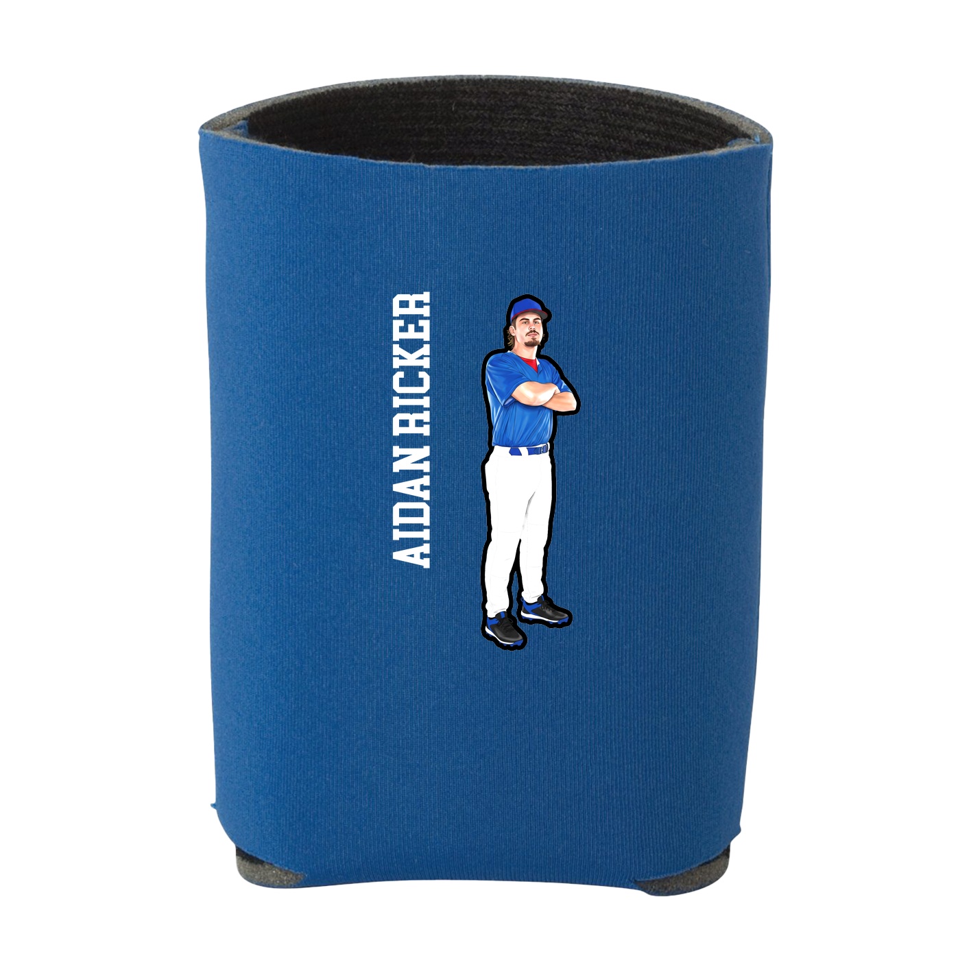 Can Holder — Name Vertical in Royal