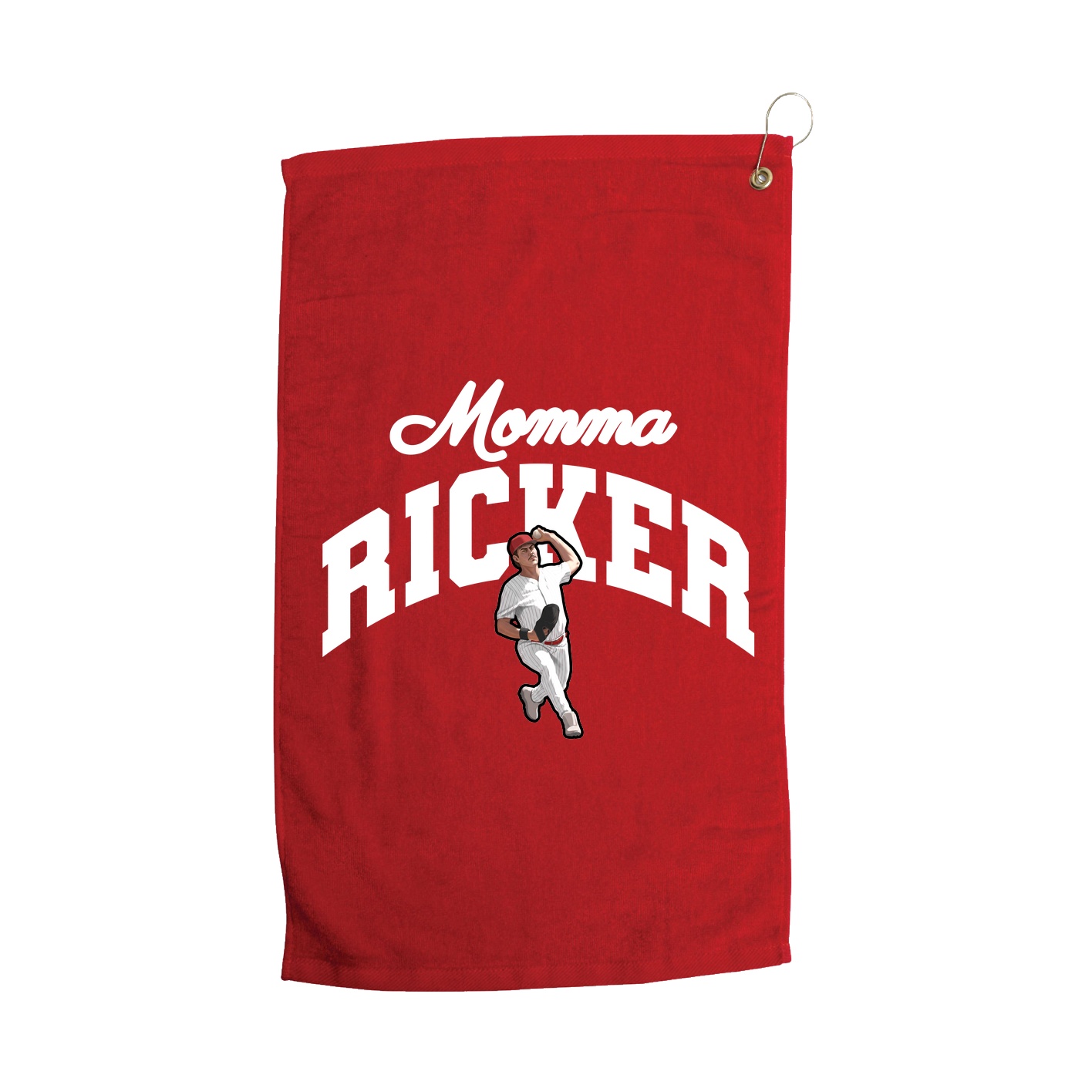 Golf Towel — Mothers Day Arch in Red