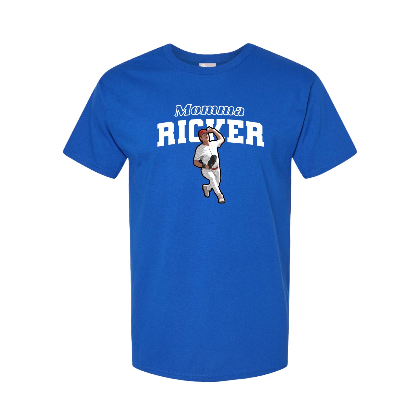 Youth Tee — Mothers Day Block in Royal
