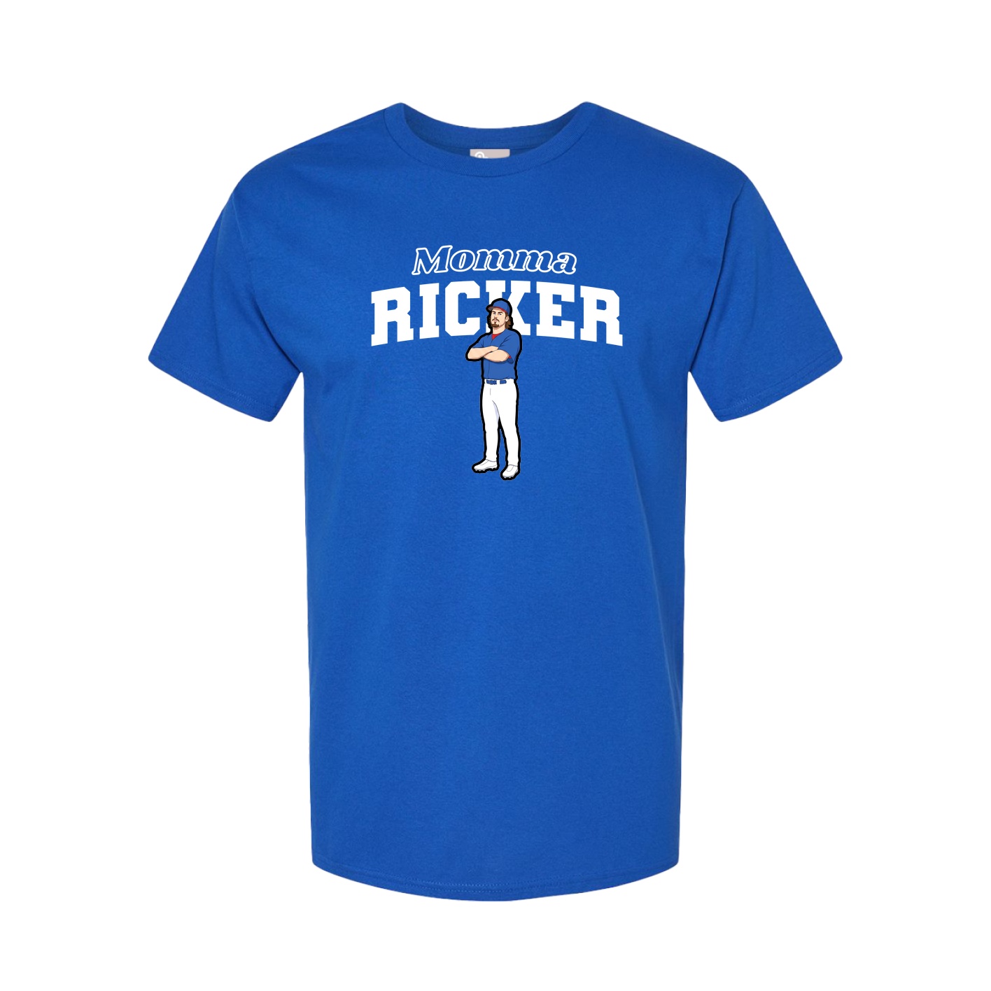 Youth Tee — Mothers Day Block in Royal