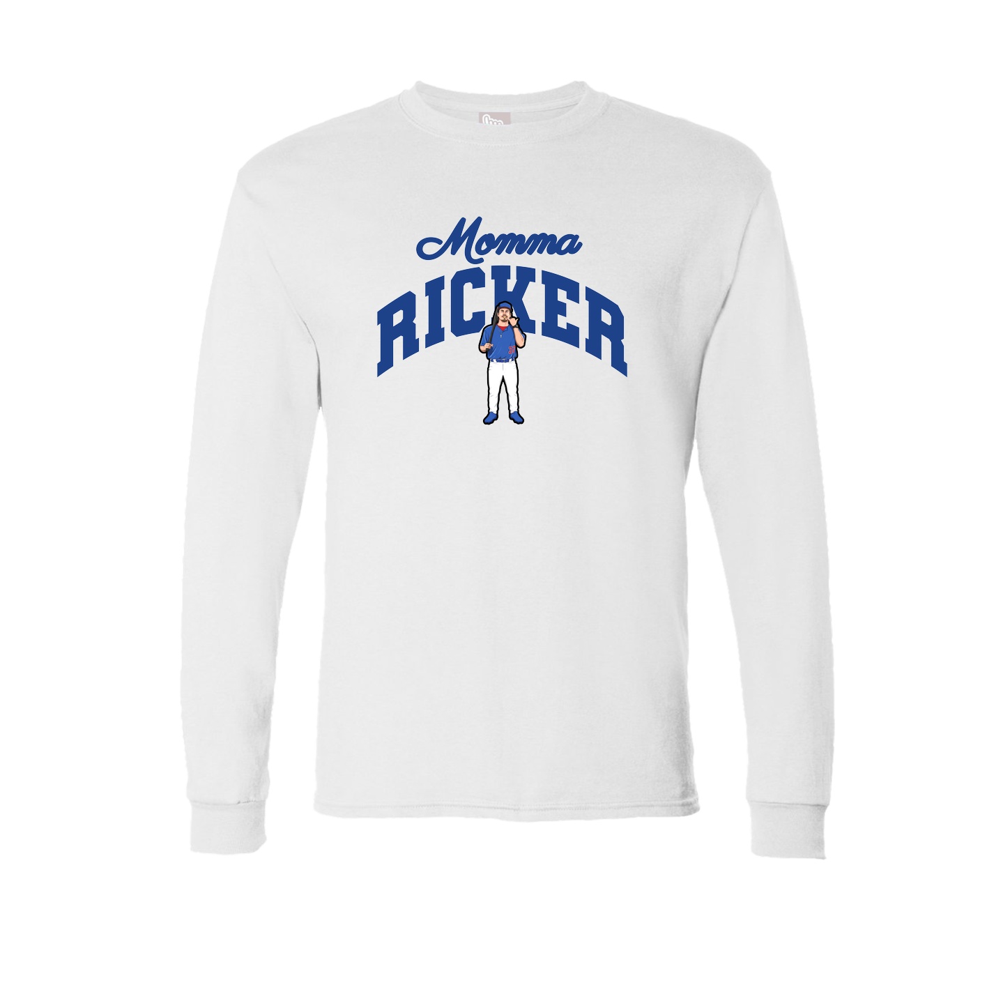 Long Sleeve Tee — Mothers Day Arch in White