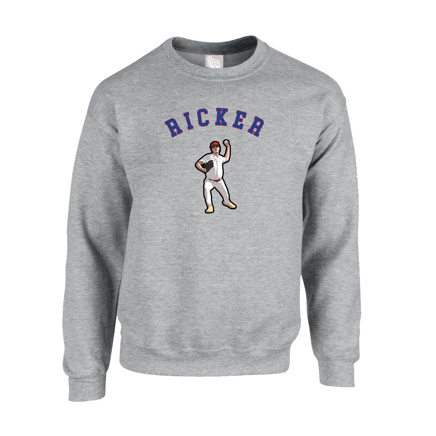 Fleece Crew — Shirsey Arch in Grey