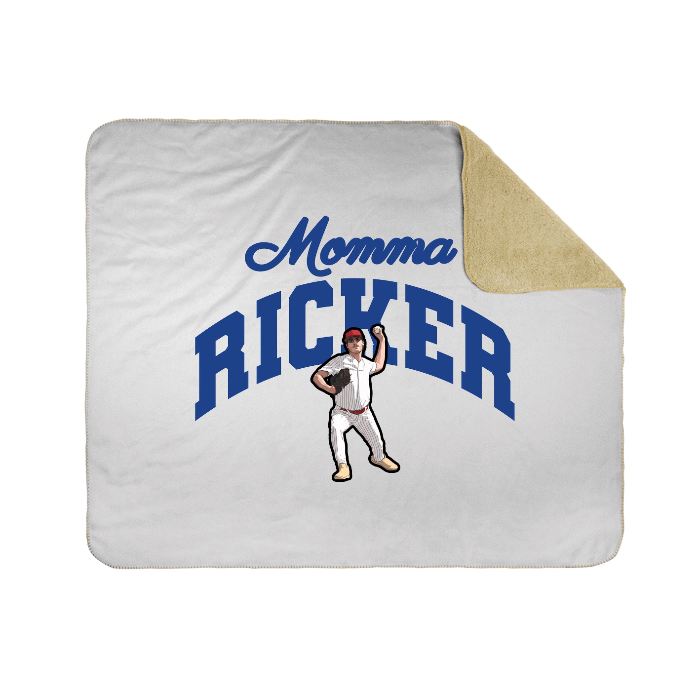 Throw Blanket — Mothers Day Arch in White