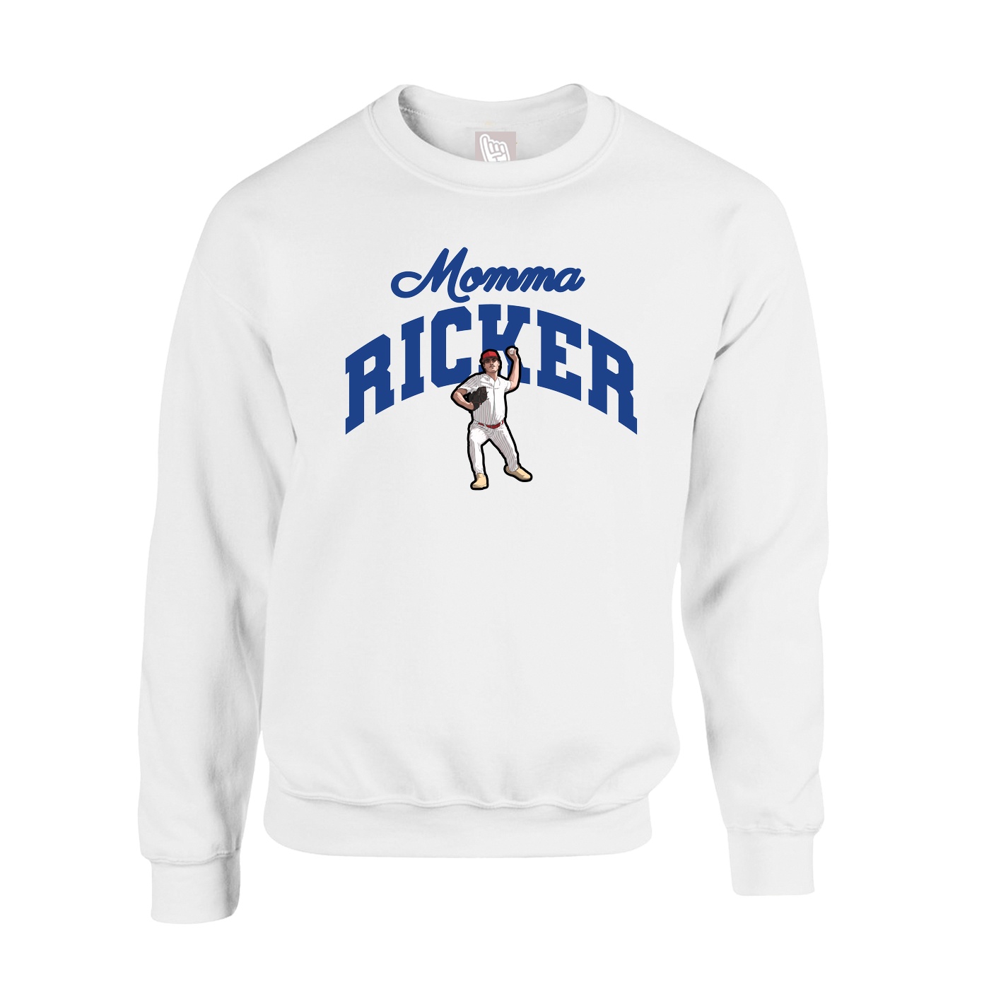 Fleece Crew — Mothers Day Arch in White