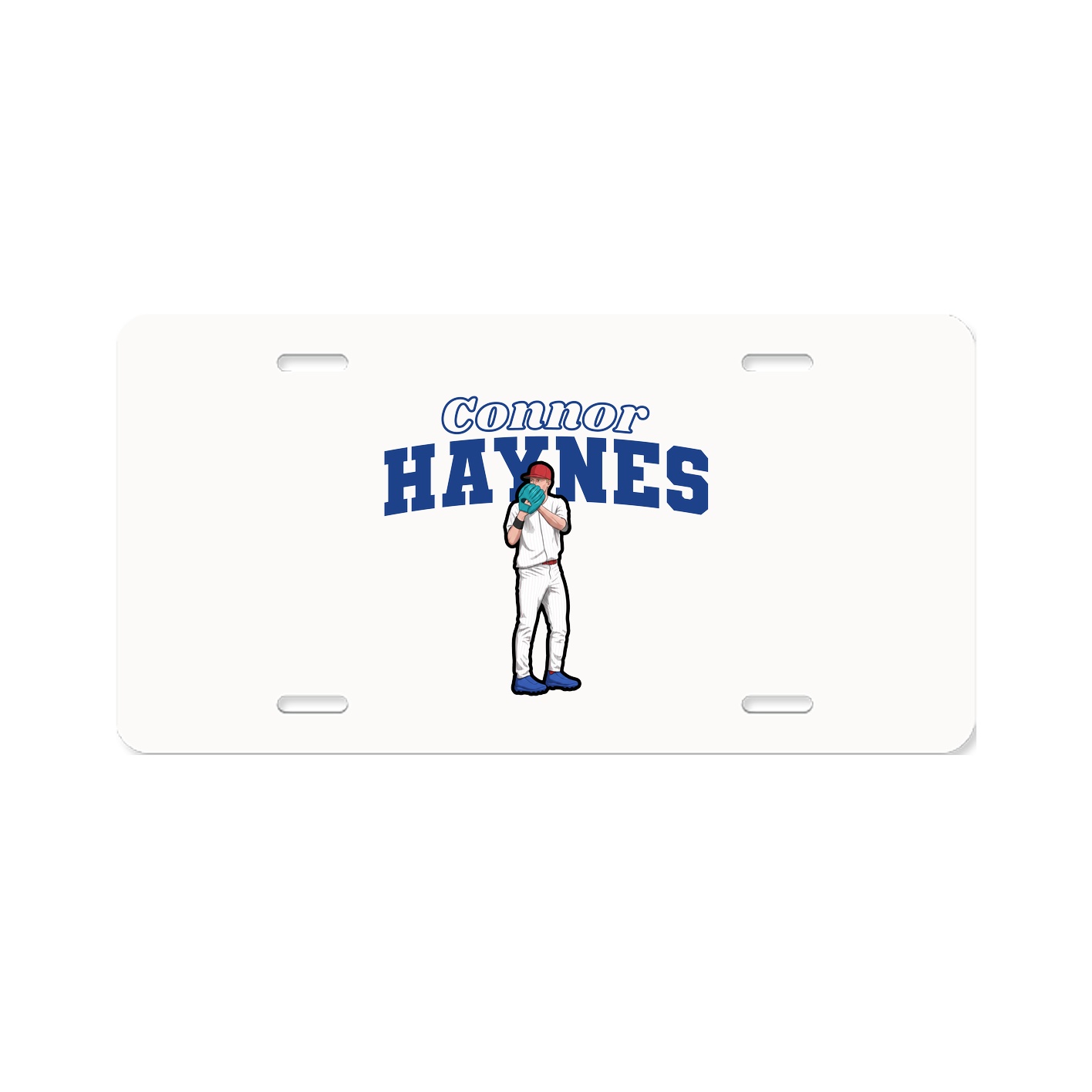 License Plate — Name Arch in Classic