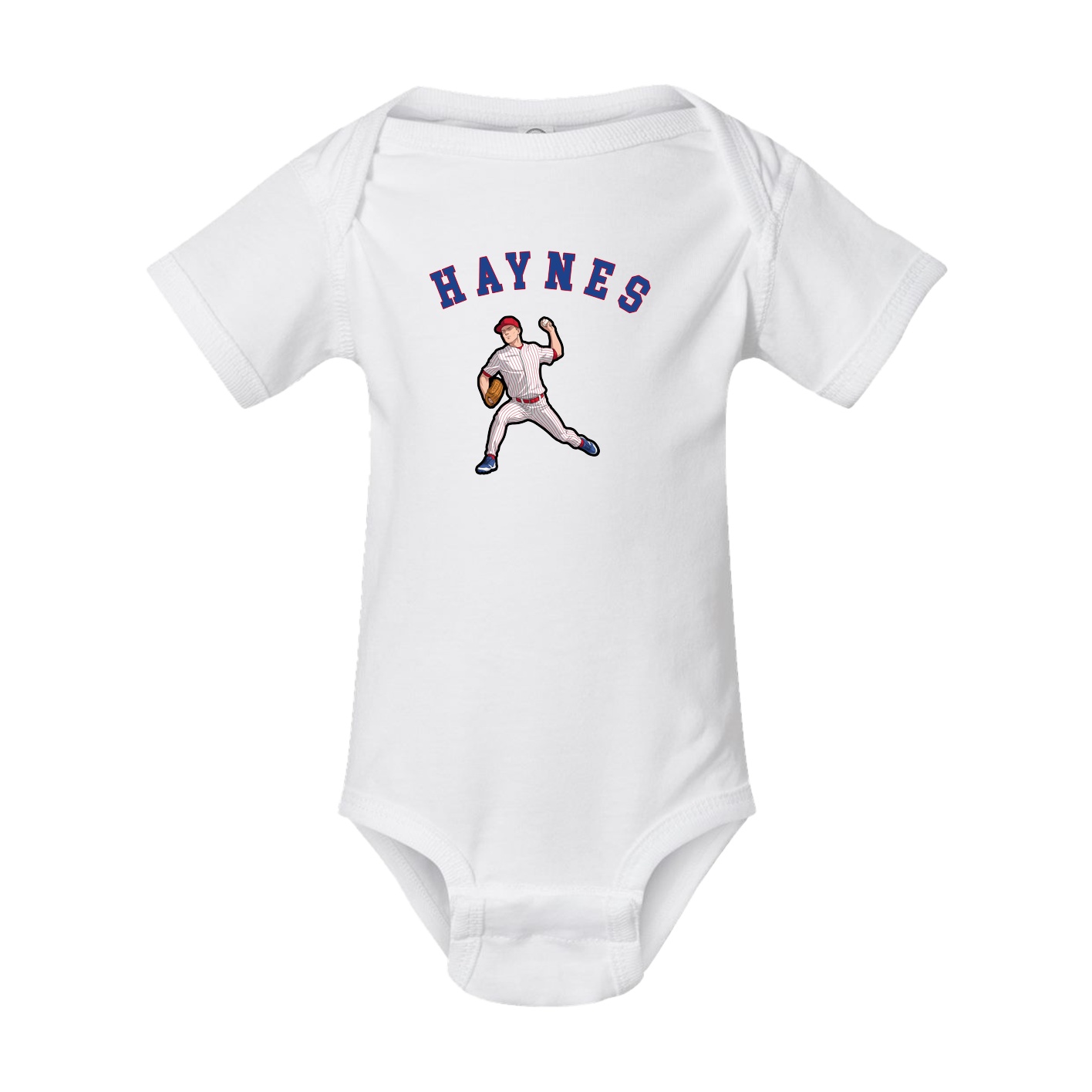 Baby Onesie — Shirsey Arch in White
