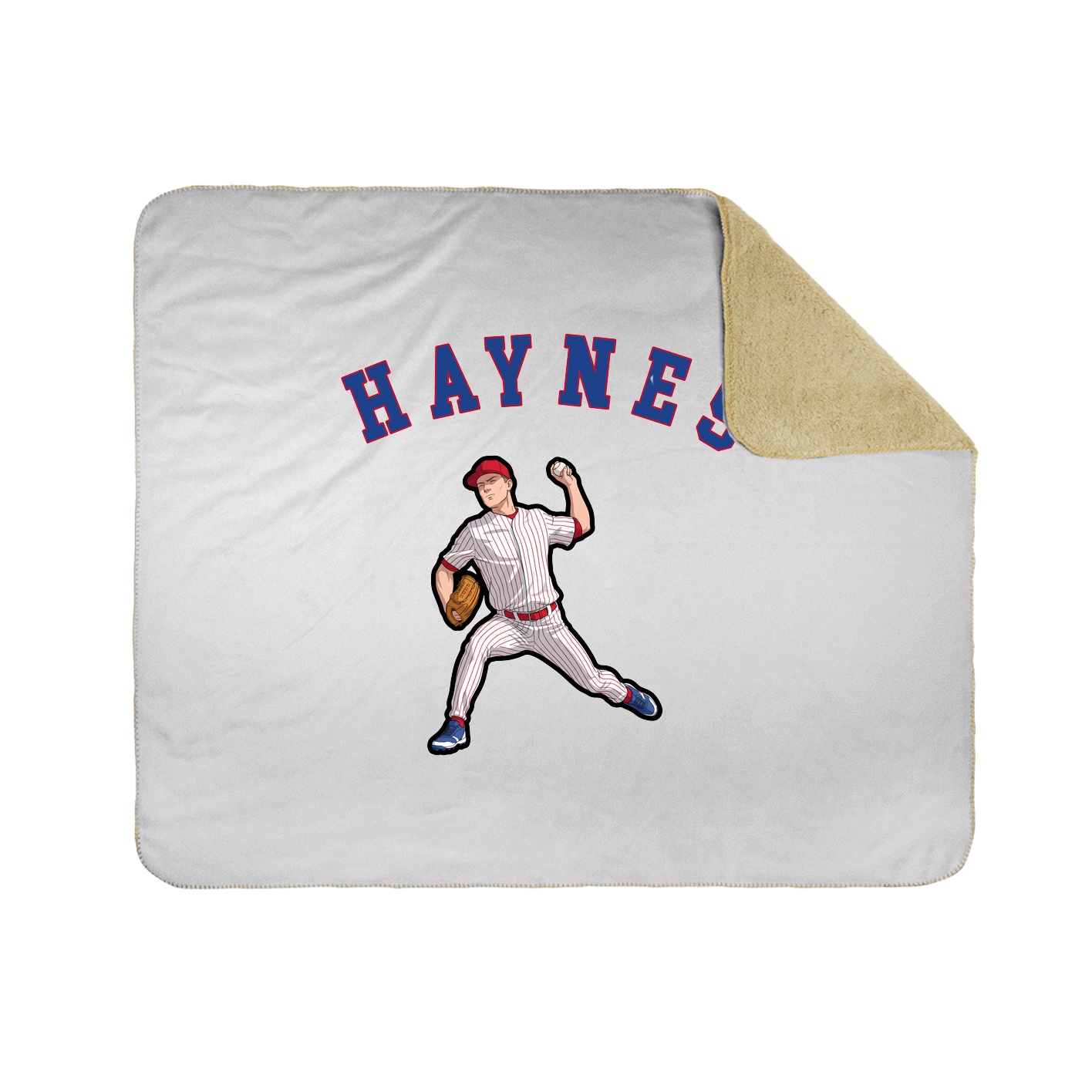 Throw Blanket — Shirsey Arch in White