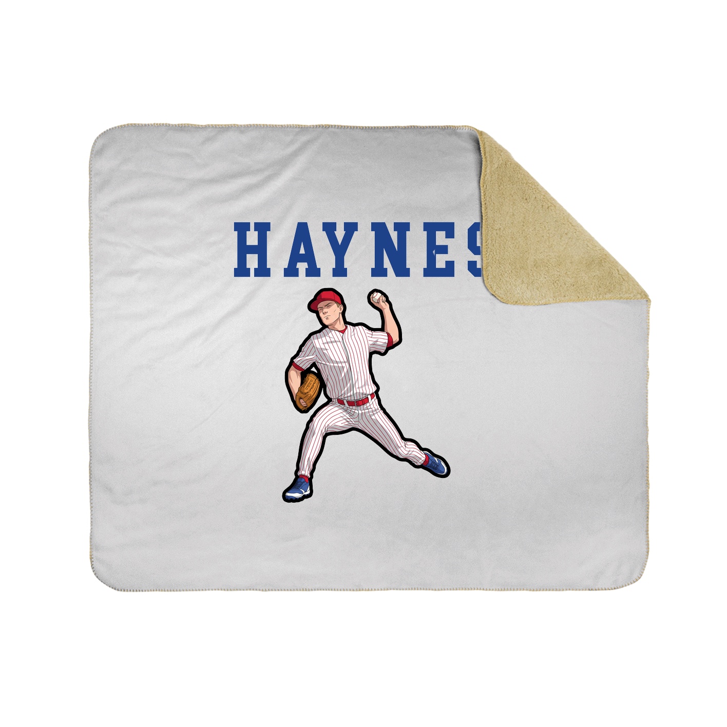 Throw Blanket — Shirsey in White