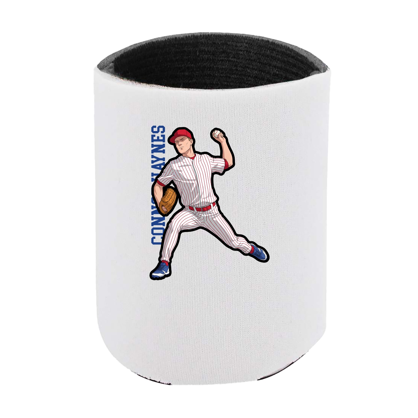 Can Holder — Name Vertical in White