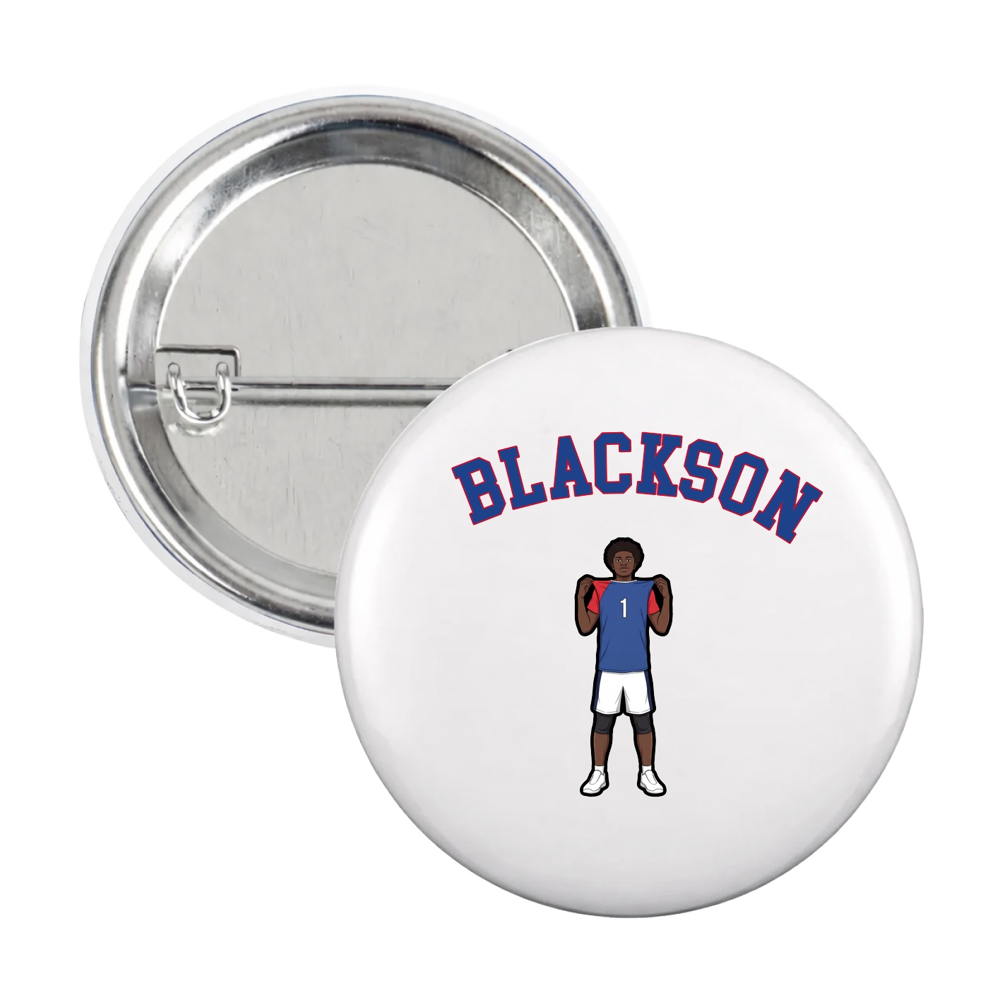 Game Day Button — Shirsey Arch in White